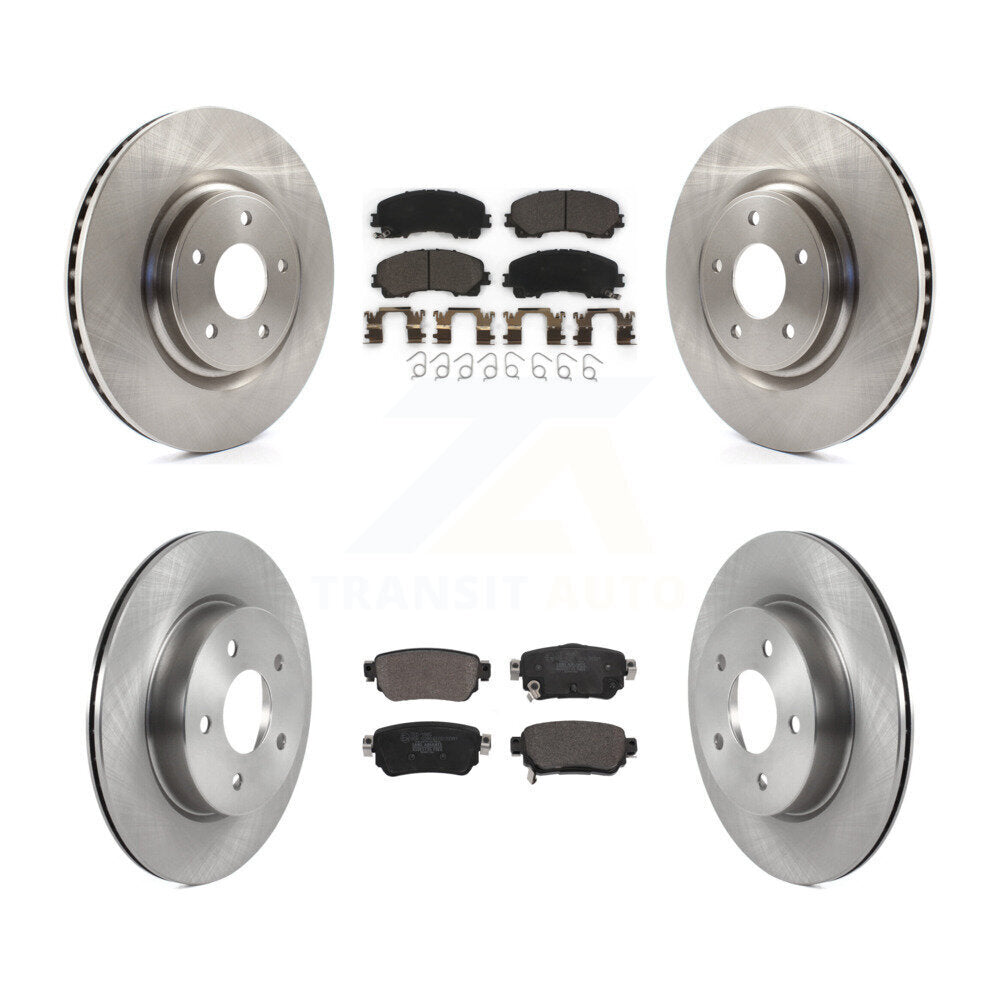 Transit Auto K8T-104318 Disc Brake Kit for 2019 Nissan Rogue - Front and Rear product image