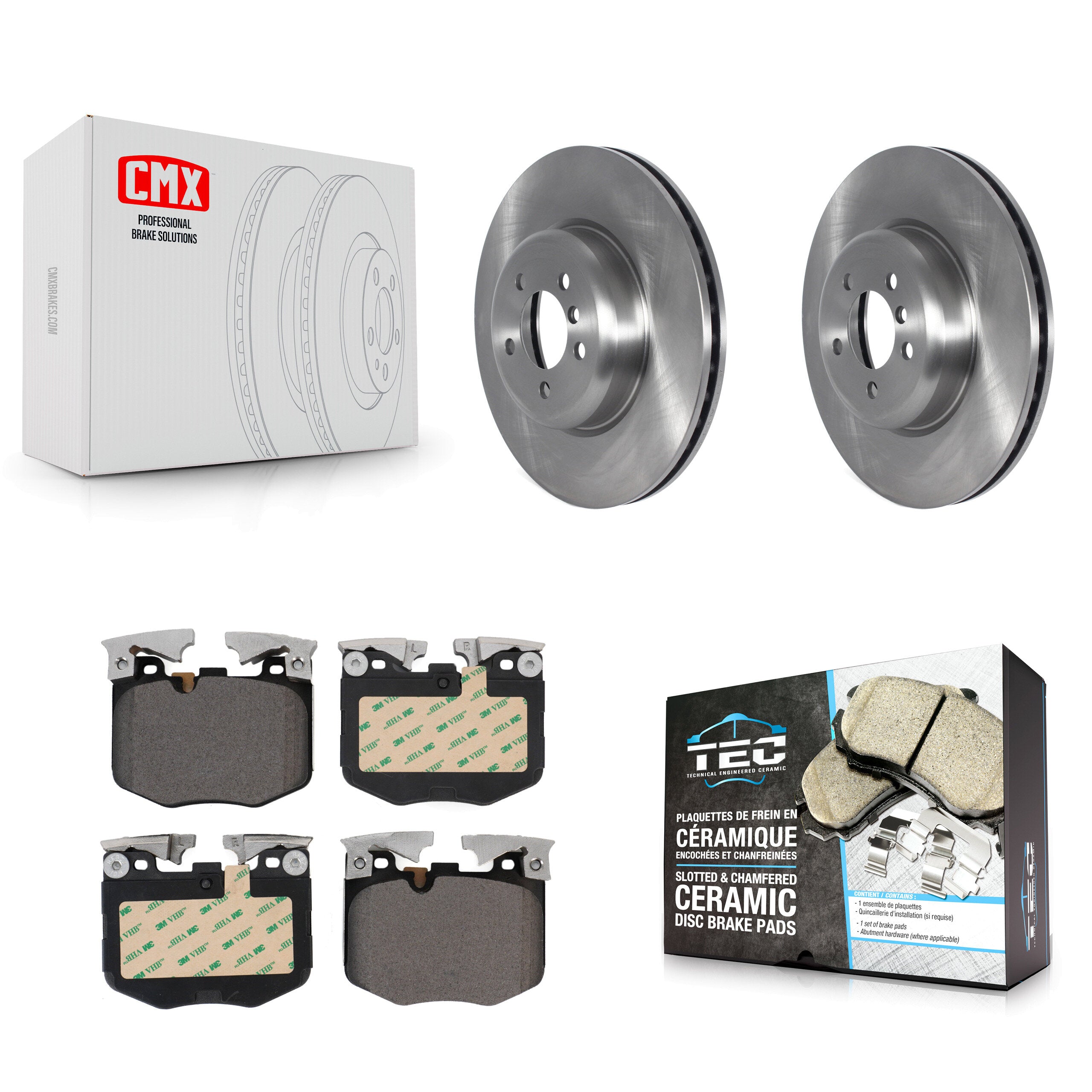 Transit Auto K8T-104336 Disc Brake Kit for 2019 BMW 330i - Front product image