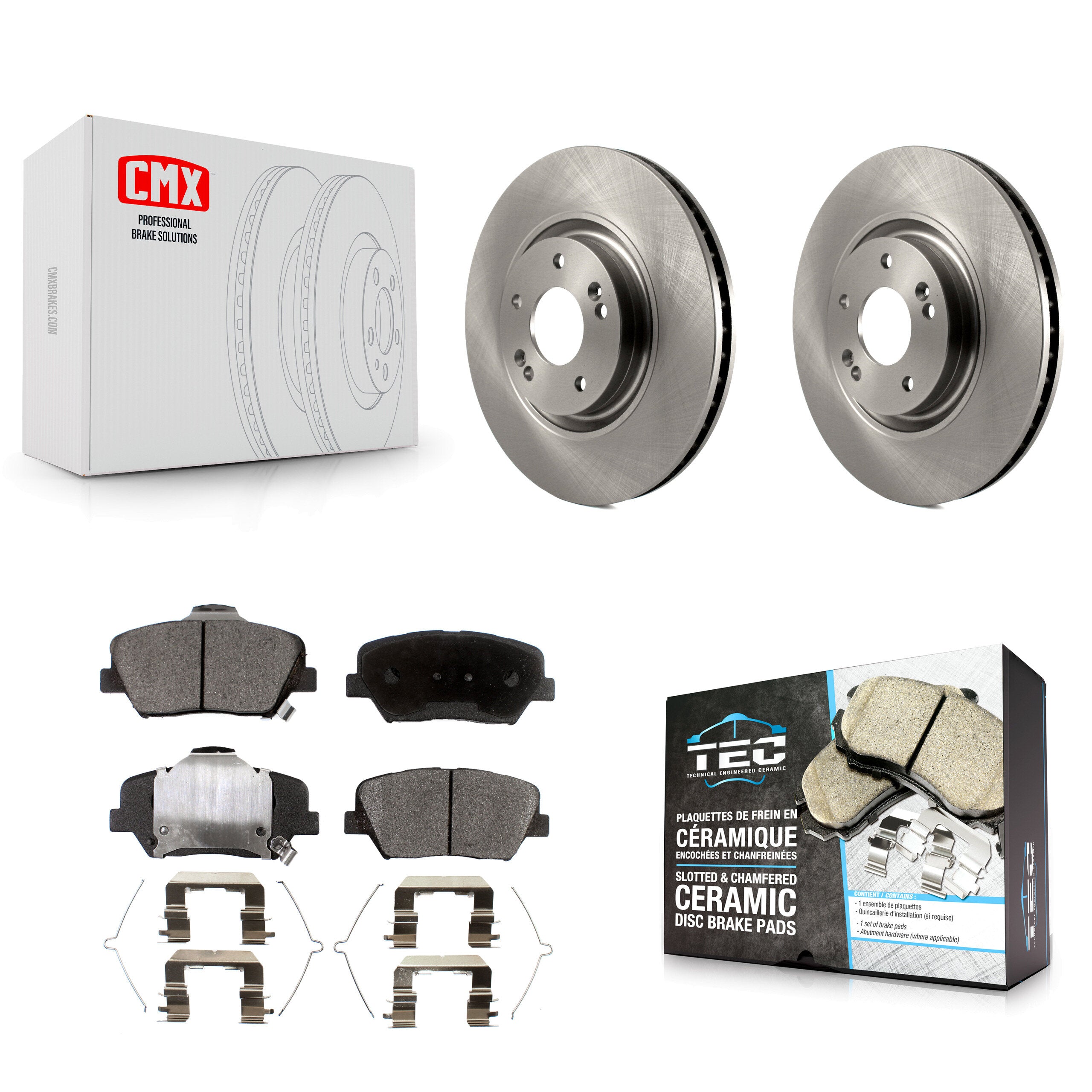 Transit Auto K8T-104339 Disc Brake Kit for 2019-2022 Hyundai Nexo - Front product image