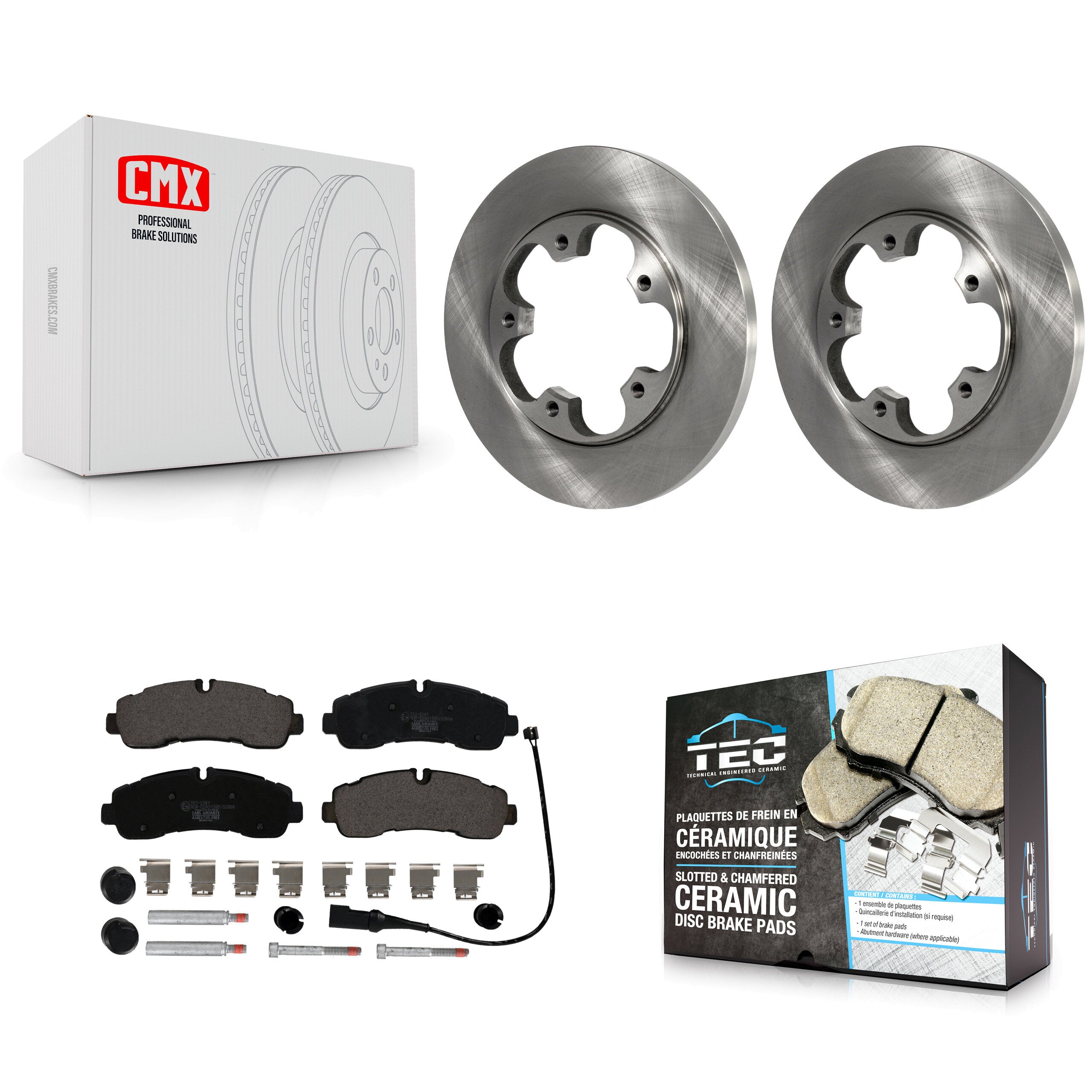Transit Auto K8T-104345 Disc Brake Kit for 2020-2021 Ford Transit-350 - Rear product image