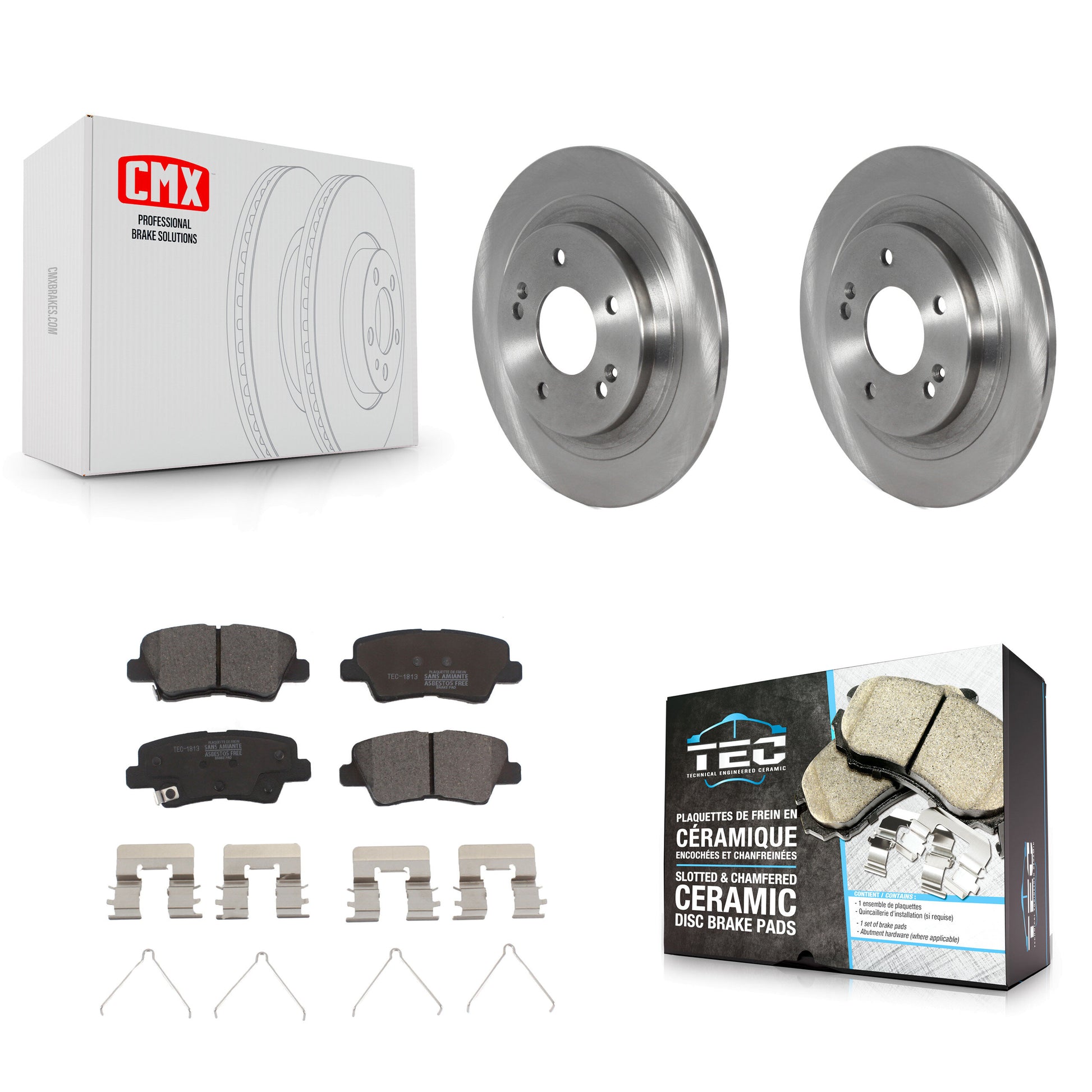Transit Auto K8T-104349 Disc Brake Kit for 2022-2023 Hyundai Kona - Rear product image