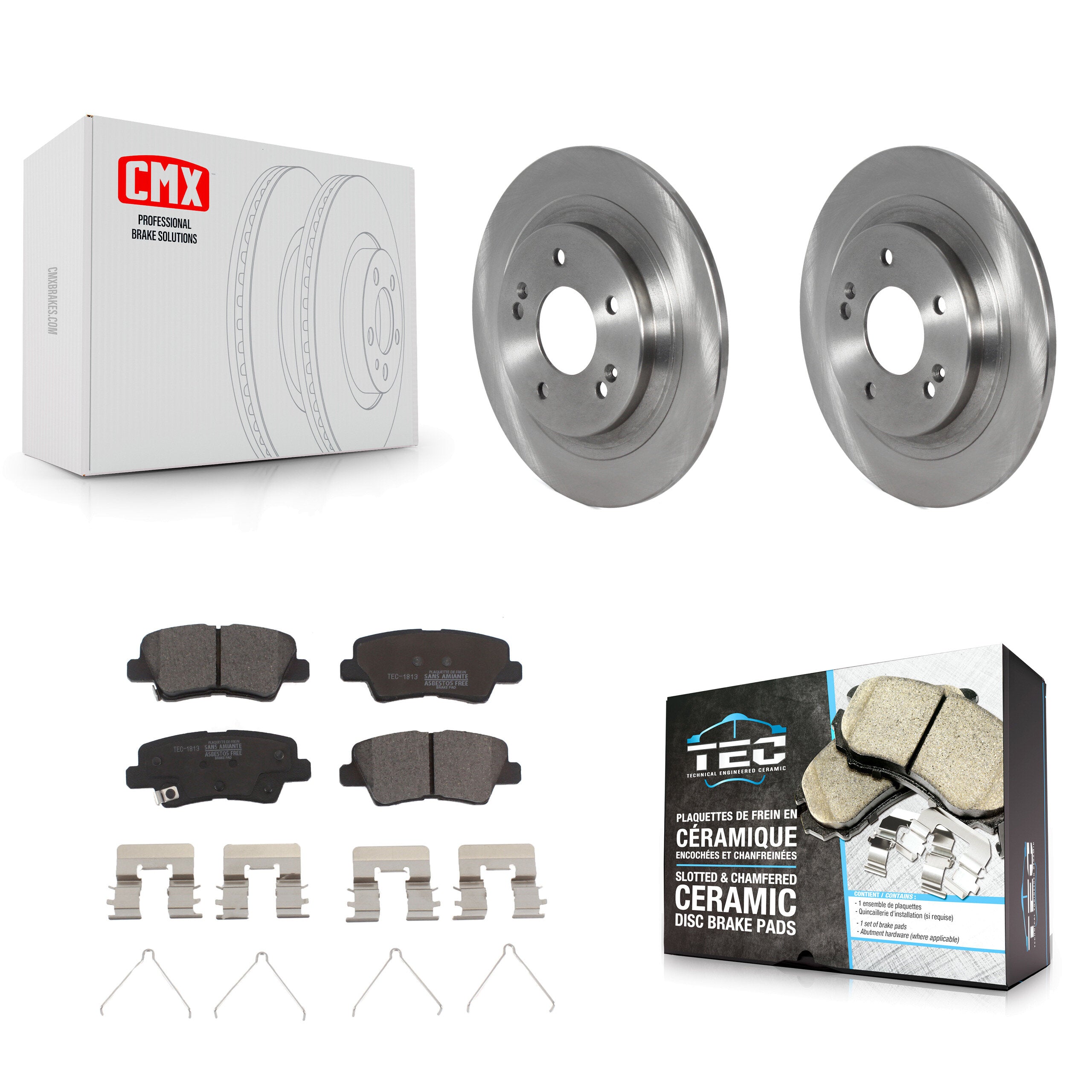 Transit Auto K8T-104349 Disc Brake Kit for 2022-2023 Hyundai Kona - Rear product image