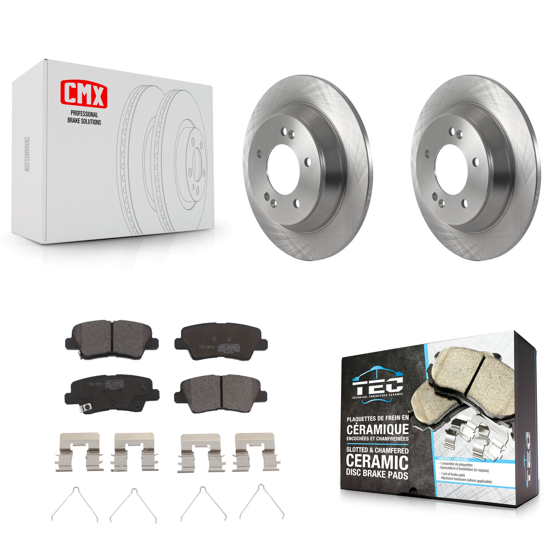 Transit Auto K8T-104350 Disc Brake Kit for 2022-2023 Hyundai Kona - Rear product image