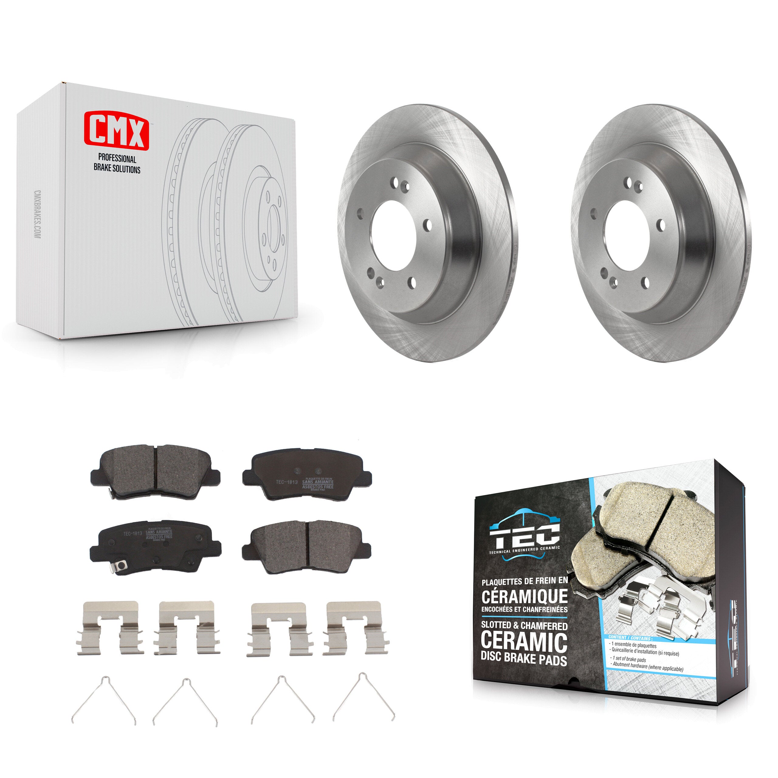 Transit Auto K8T-104350 Disc Brake Kit for 2022-2023 Hyundai Kona - Rear product image