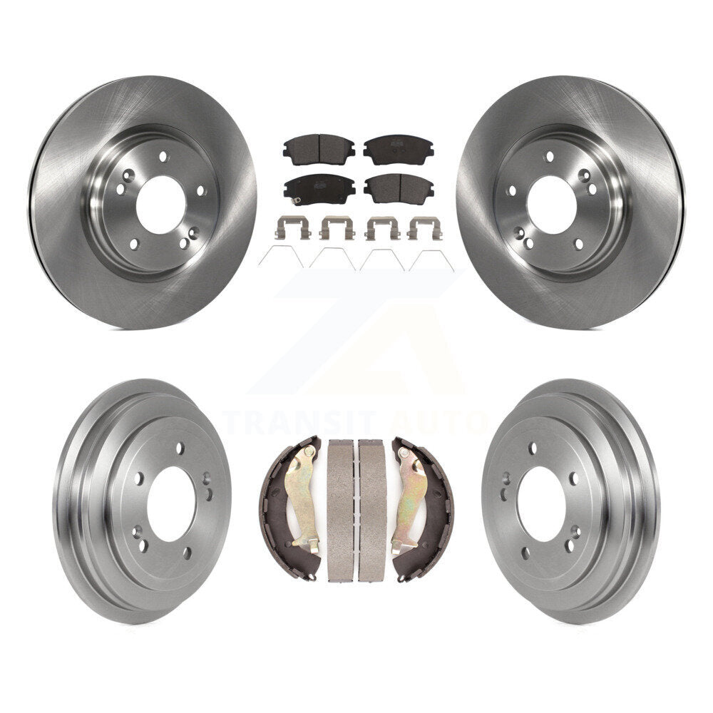 Transit Auto K8T-104354 Disc Brake Kit for 2017-2020 Hyundai Elantra - Front and Rear product image