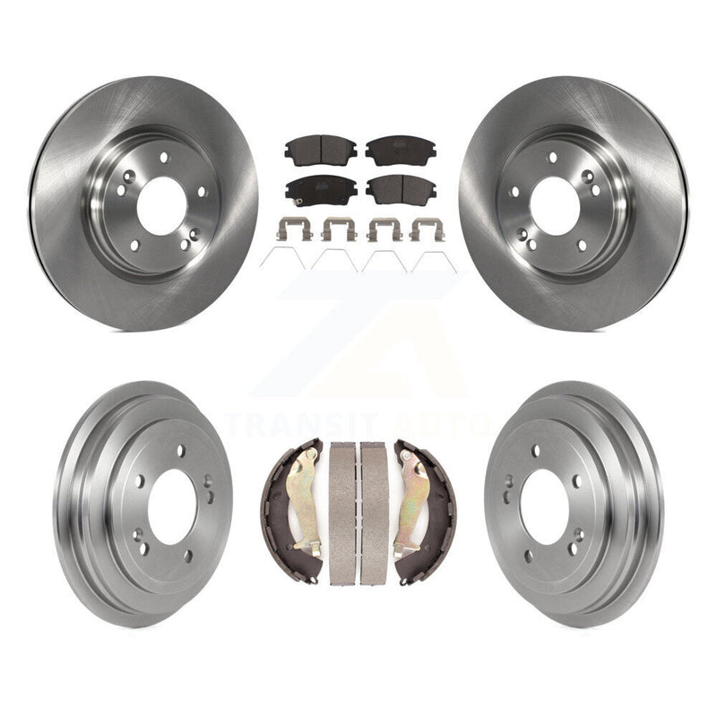 Transit Auto K8T-104354 Disc Brake Kit for 2017-2020 Hyundai Elantra - Front and Rear product image