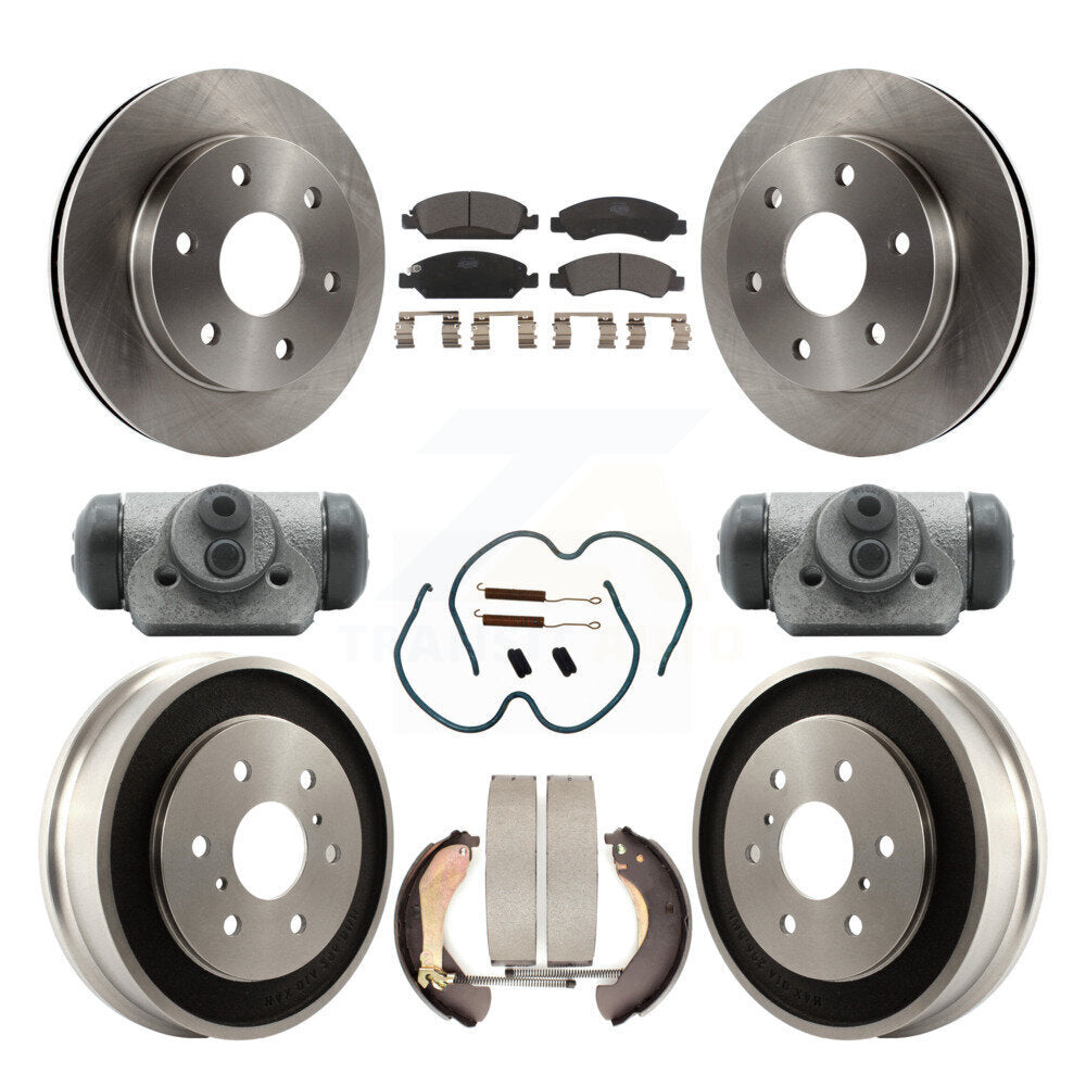 Transit Auto K8T-104360 Disc Brake Kit for 2007 GMC Sierra 1500 - Front and Rear product image