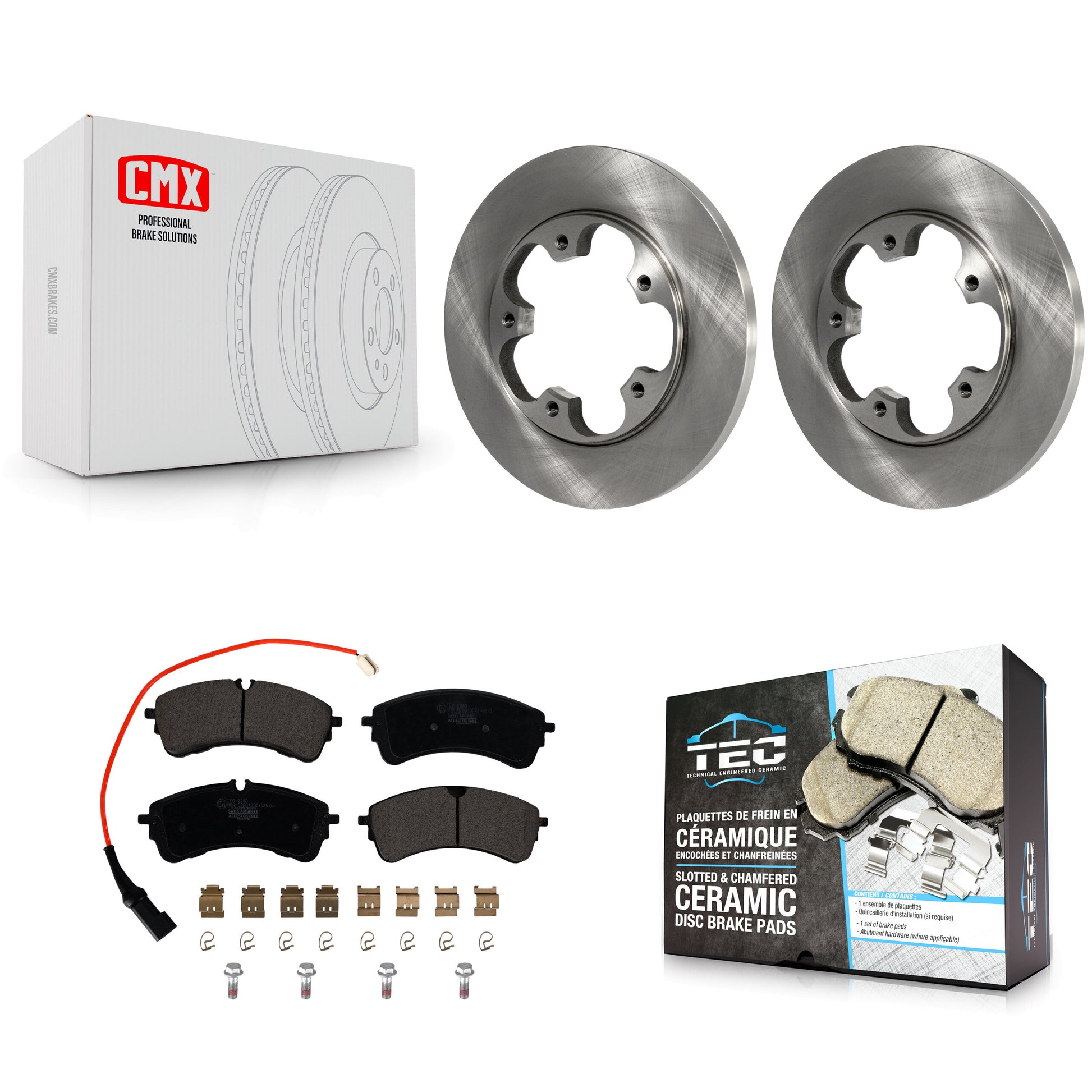 Transit Auto K8T-104390 Disc Brake Kit for 2020-2023 Ford Transit-350, Ford Transit-150, Ford Transit-250 - Rear product image