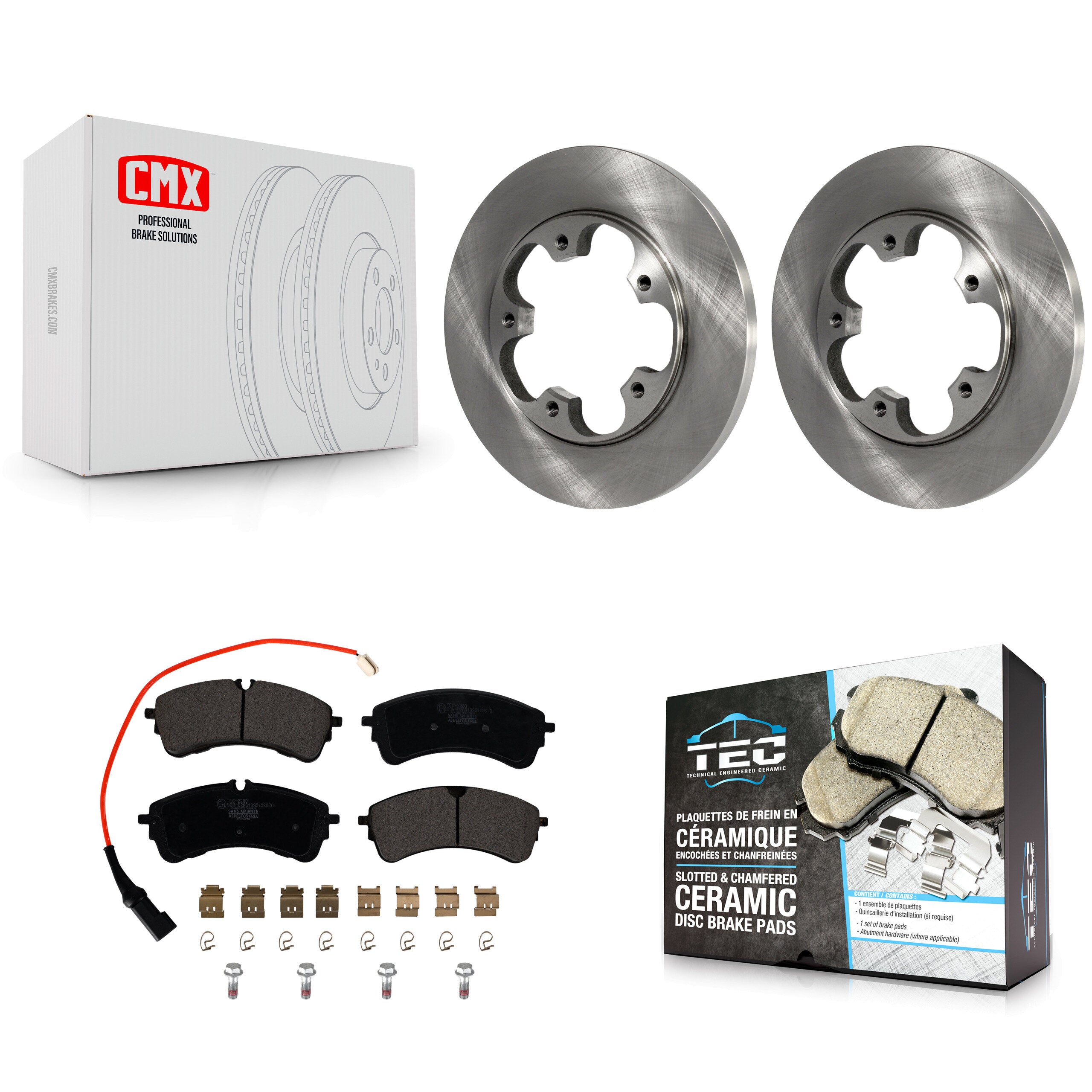 Transit Auto K8T-104390 Disc Brake Kit for 2020-2023 Ford Transit-350, Ford Transit-150, Ford Transit-250 - Rear product image