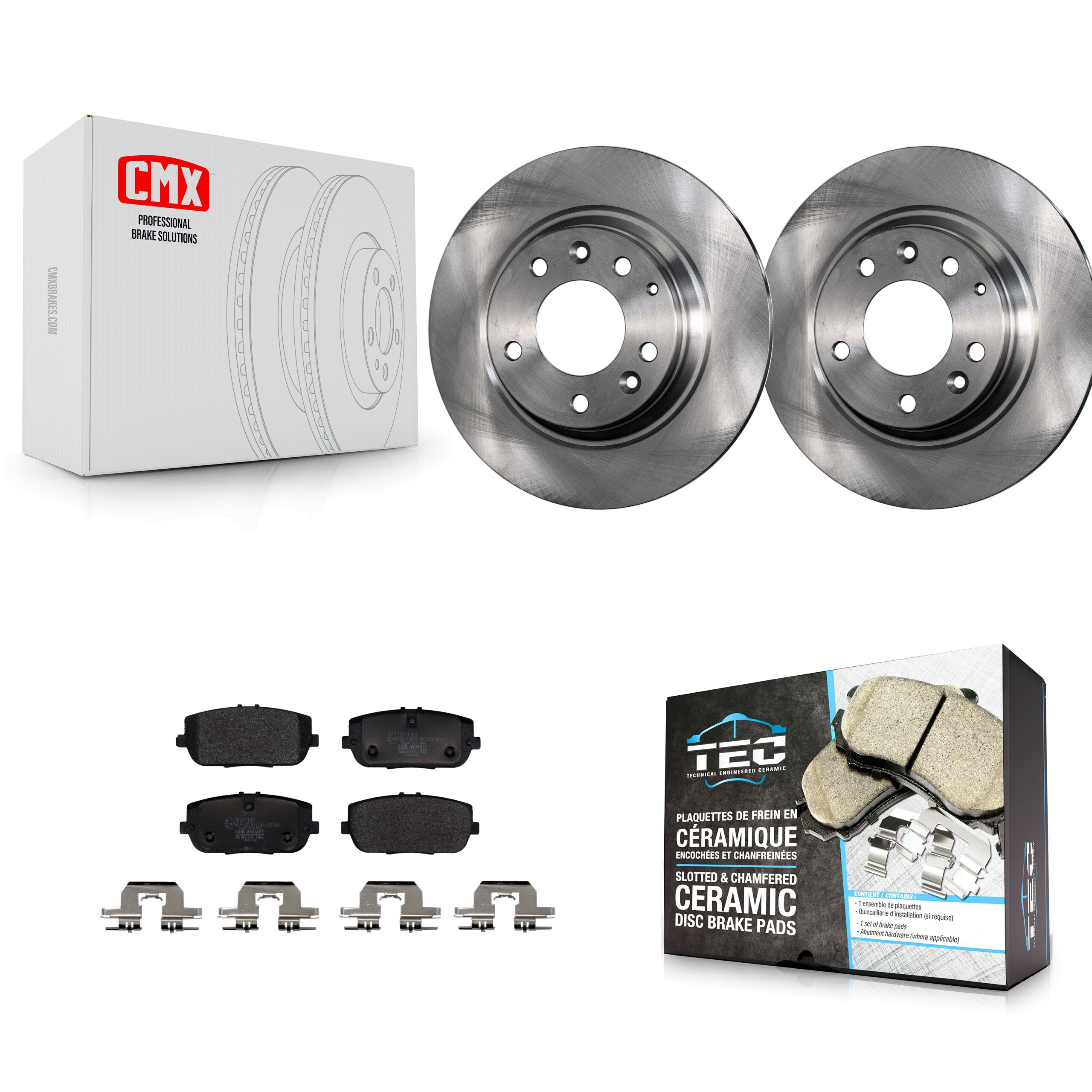 Transit Auto K8T-104395 Disc Brake Kit for 2006-2015 Mazda MX-5 Miata - Rear product image