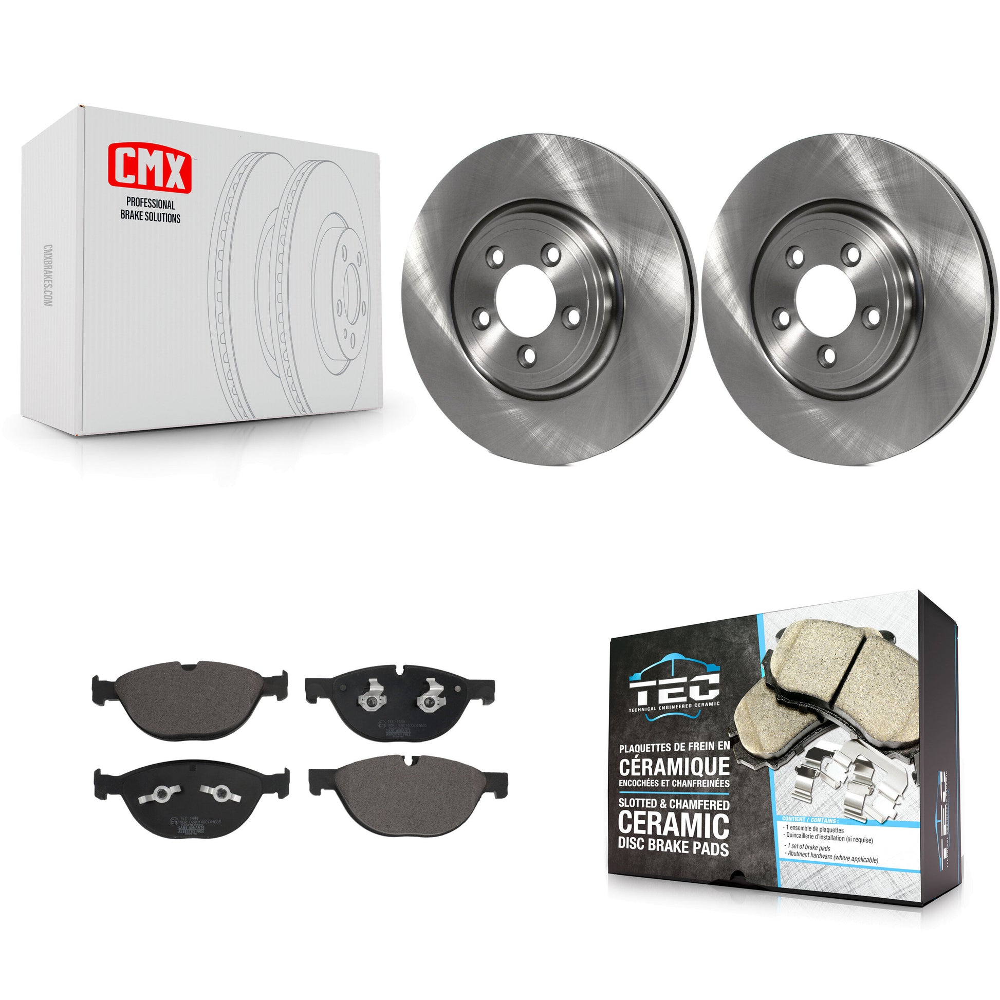 Transit Auto K8T-104413 Disc Brake Kit for 2010 Jaguar XF - Front product image