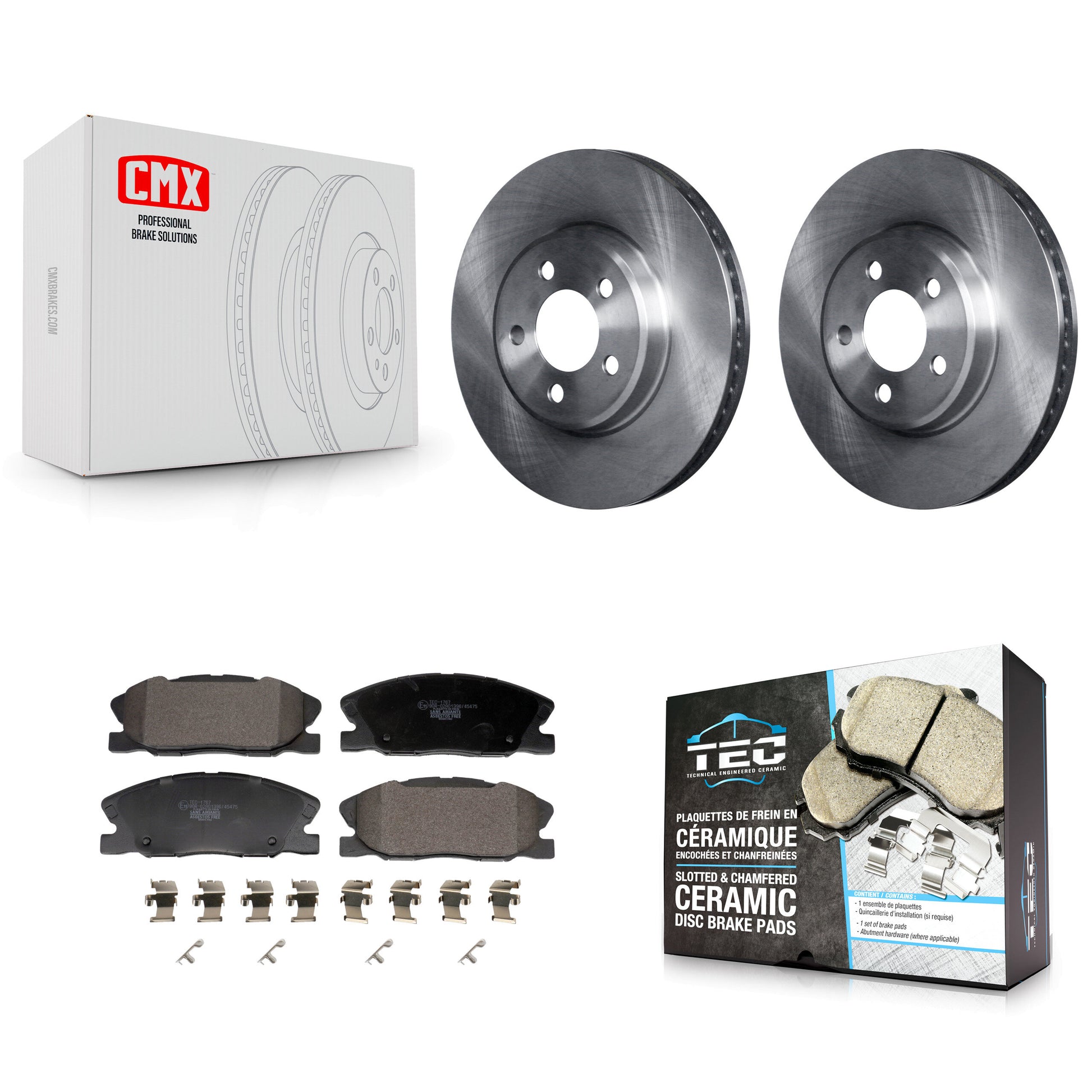 Transit Auto K8T-104419 Disc Brake Kit for 2014 Dodge Charger - Front product image