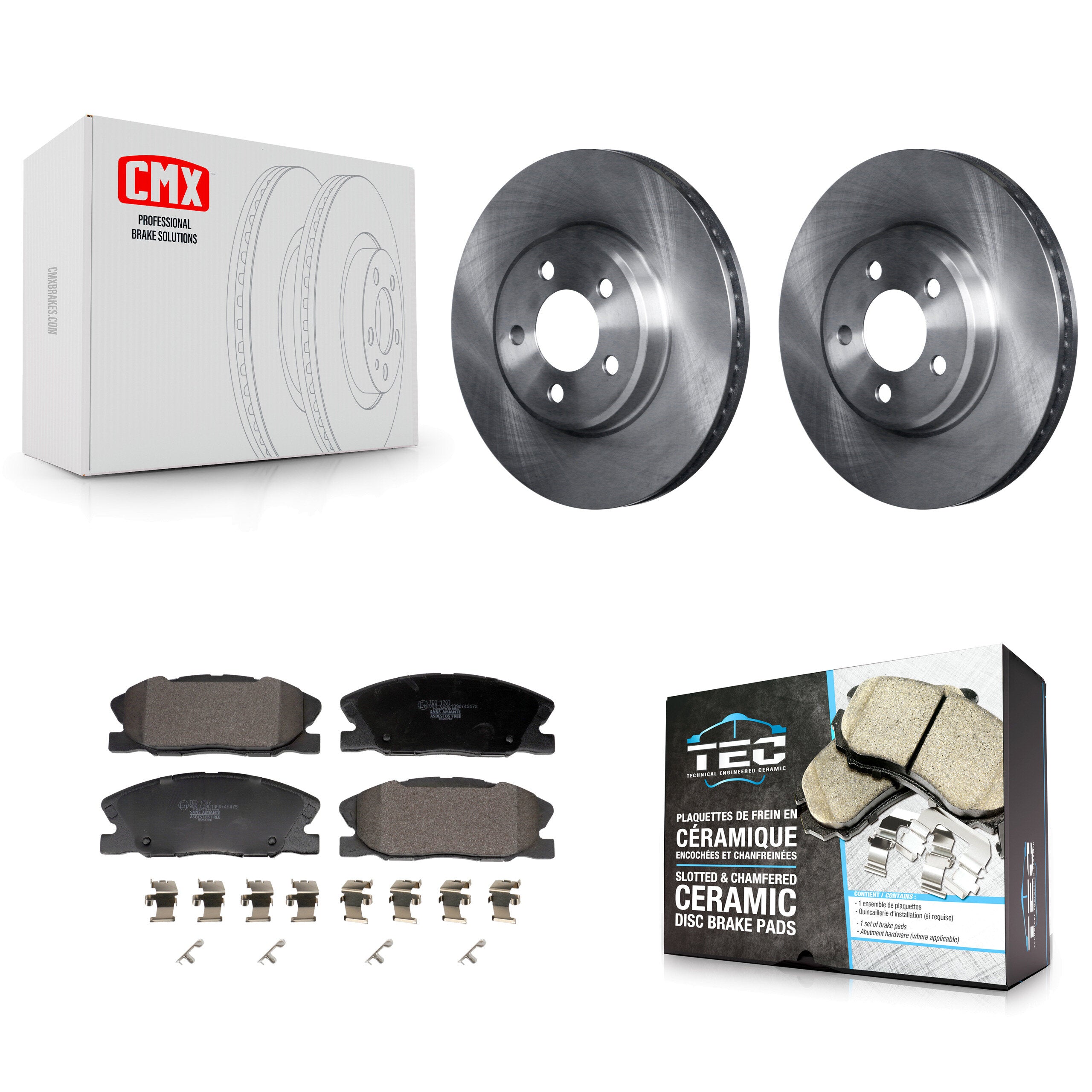 Transit Auto K8T-104419 Disc Brake Kit for 2014 Dodge Charger - Front product image