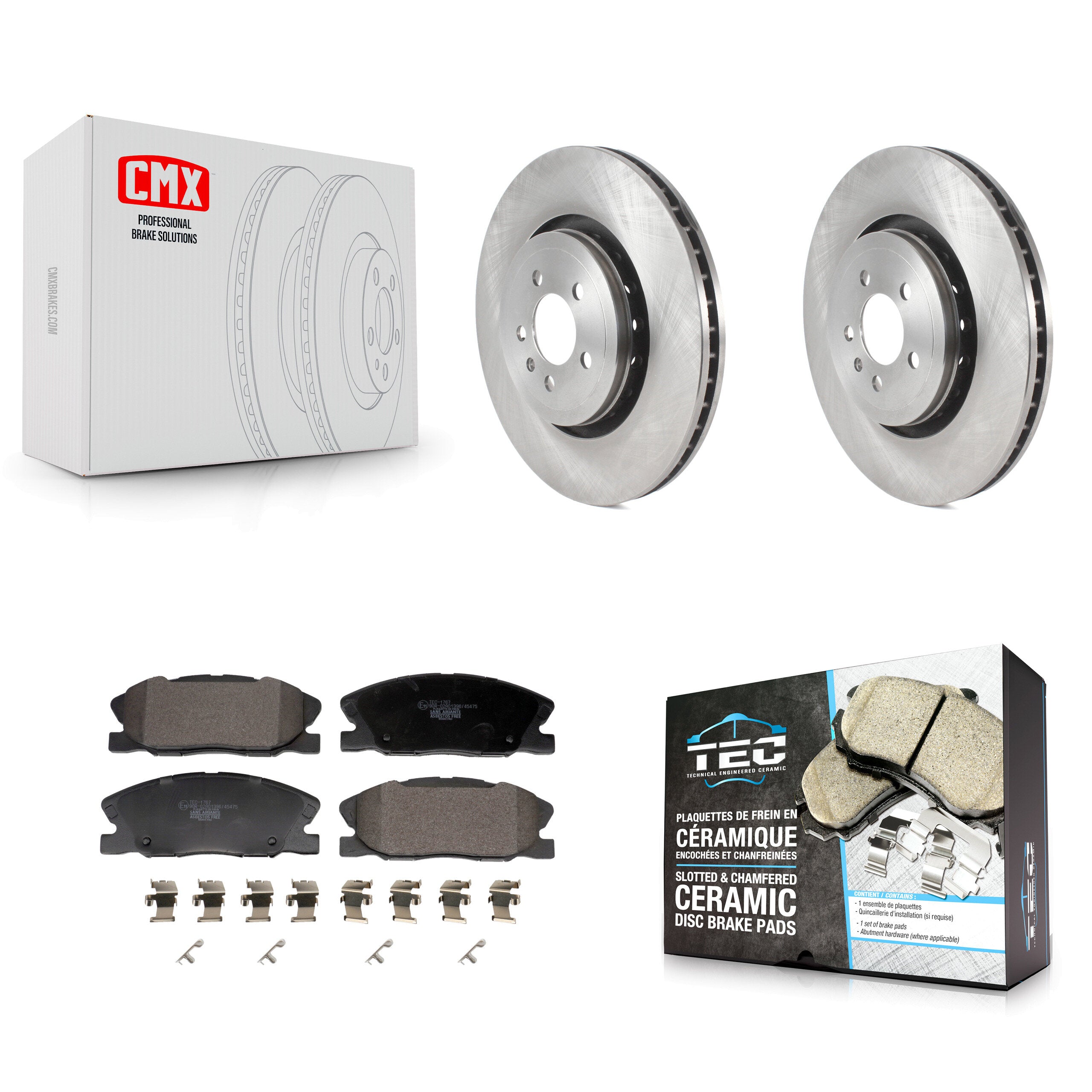 Transit Auto K8T-104420 Disc Brake Kit for 2014-2023 Dodge Charger - Front product image