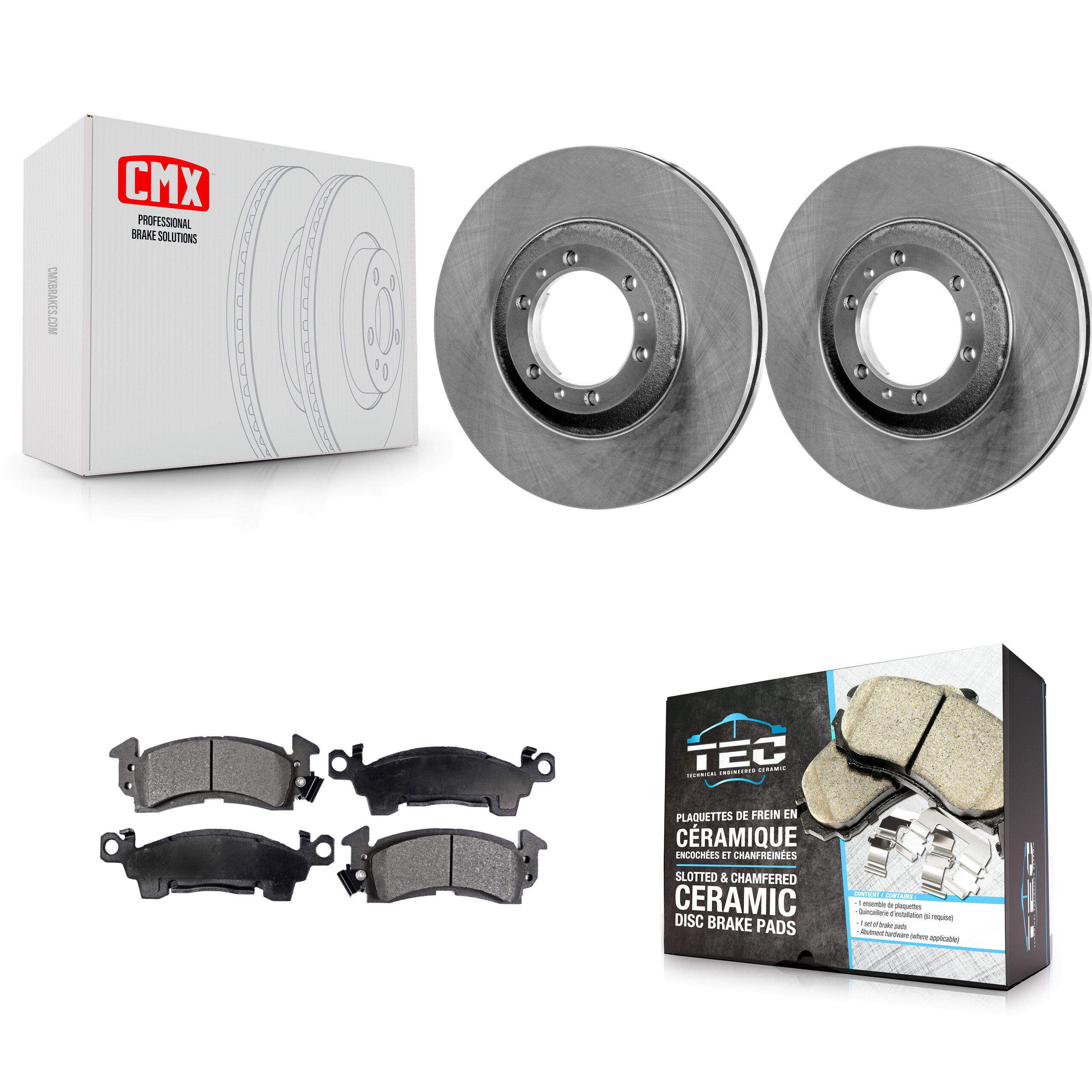 Transit Auto K8T-104421 Disc Brake Kit for 1992-1993 Cadillac Commercial Chassis - Front product image