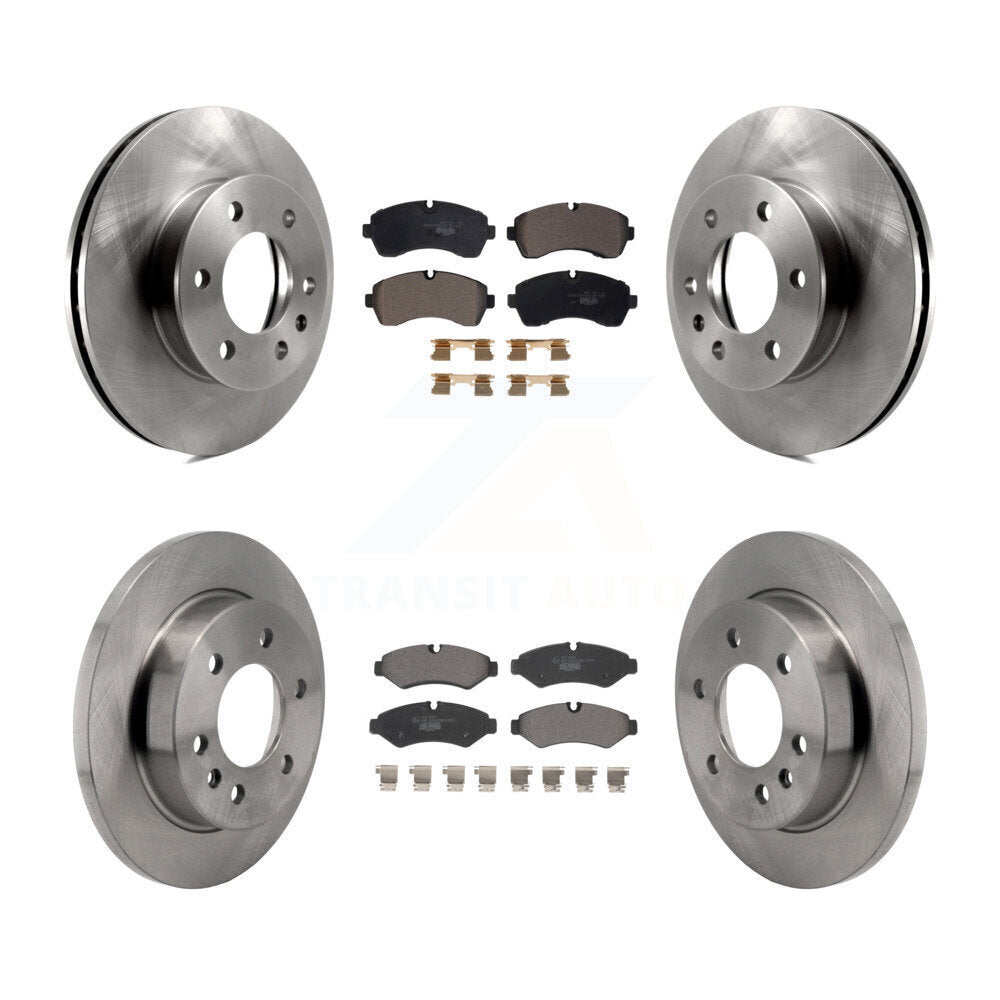 Transit Auto K8T-104429 Disc Brake Kit for 2019-2024 Mercedes-Benz Sprinter 1500, Mercedes-Benz Sprinter 3500, Mercedes-Benz Sprinter 3500XD & more - Front and Rear product image