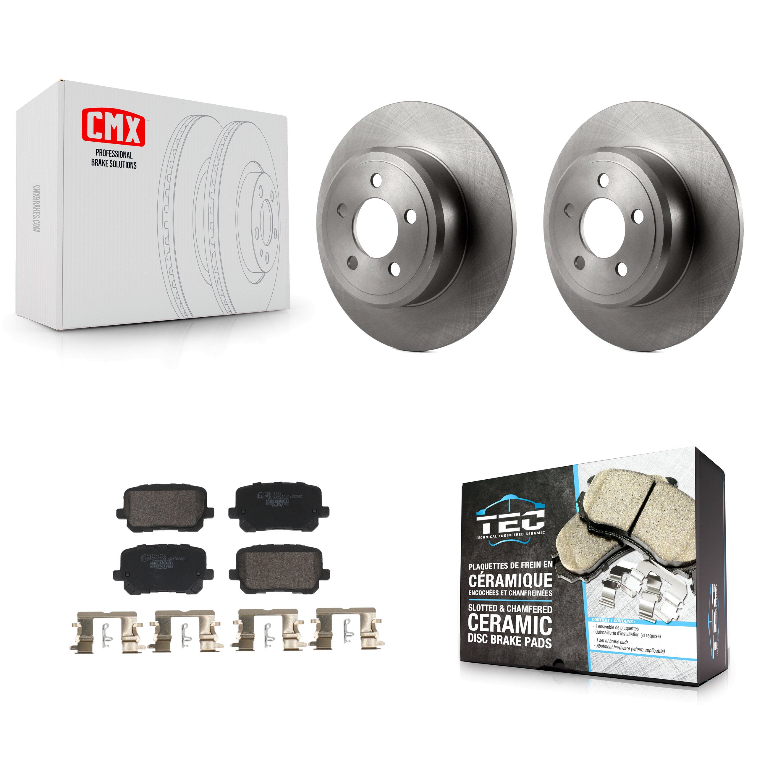 Transit Auto K8T-104435 Disc Brake Kit for 2014-2023 Dodge Charger - Rear product image