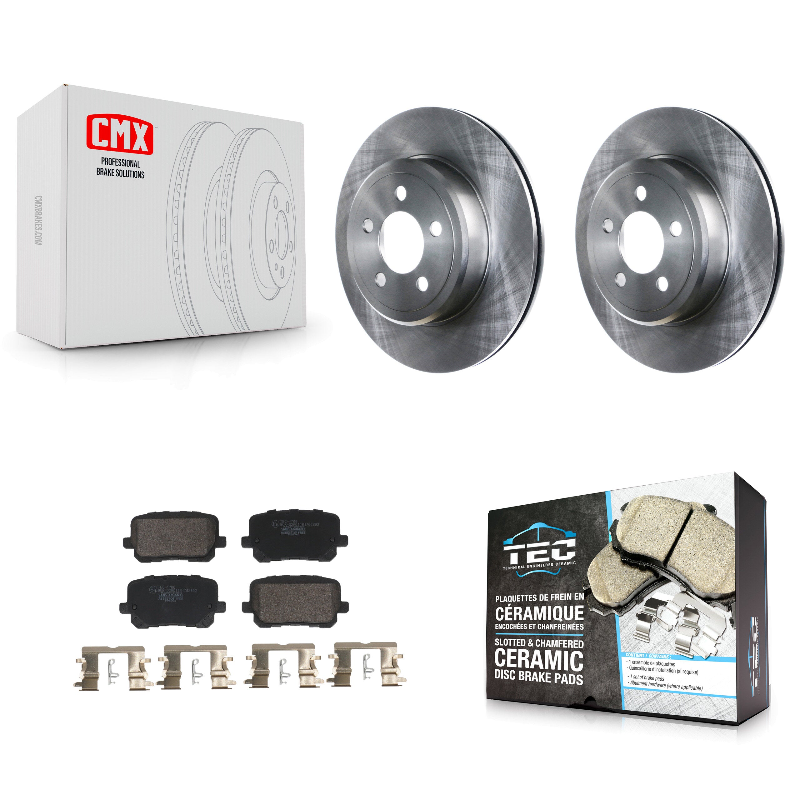 Transit Auto K8T-104436 Disc Brake Kit for 2017-2018 Dodge Charger - Rear product image