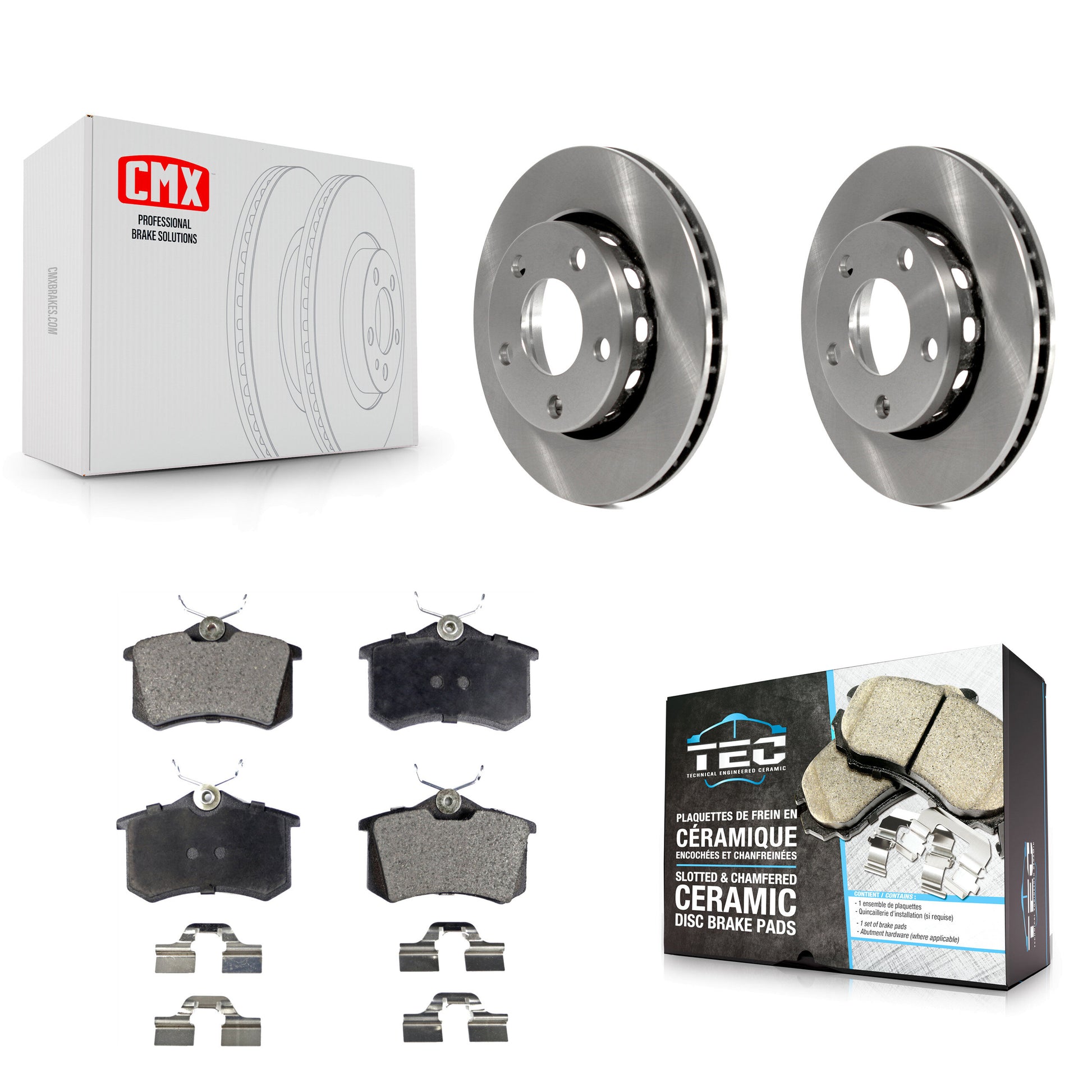 Transit Auto K8T-104439 Disc Brake Kit for 2002 Audi S4 - Rear product image