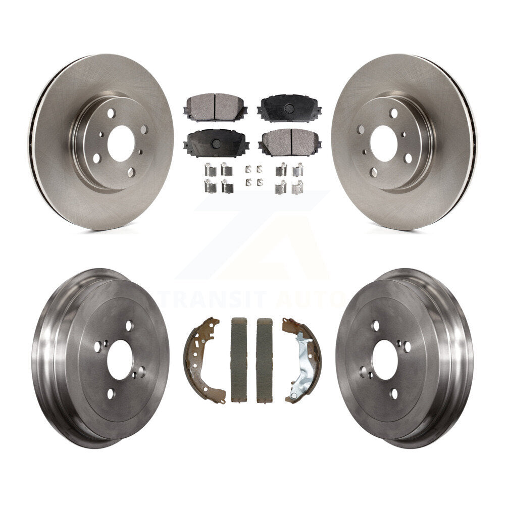 Transit Auto K8T-104445 Disc Brake Kit for 2015-2018 Toyota Yaris - Front and Rear product image