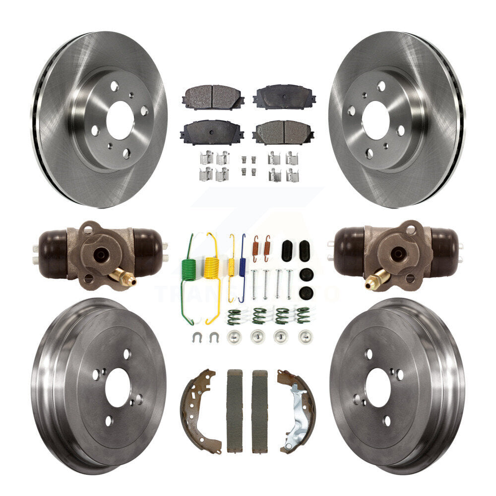 Transit Auto K8T-104446 Disc Brake Kit for 2014-2018 Toyota Yaris - Front and Rear product image