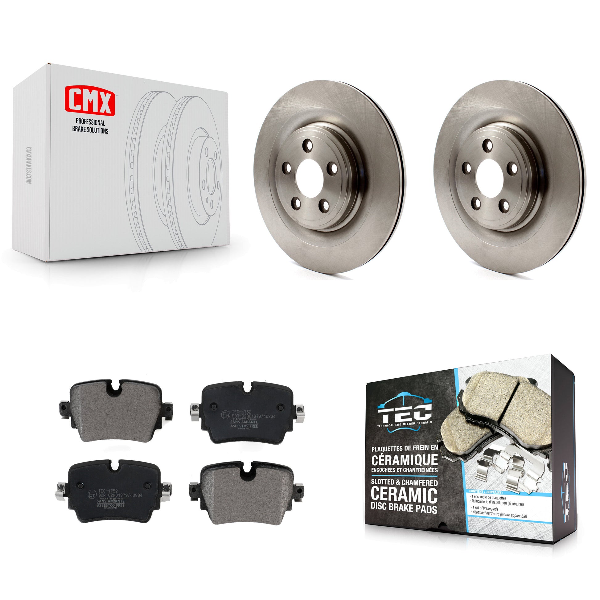 Transit Auto K8T-104450 Disc Brake Kit for 2016 Jaguar XJ - Rear product image