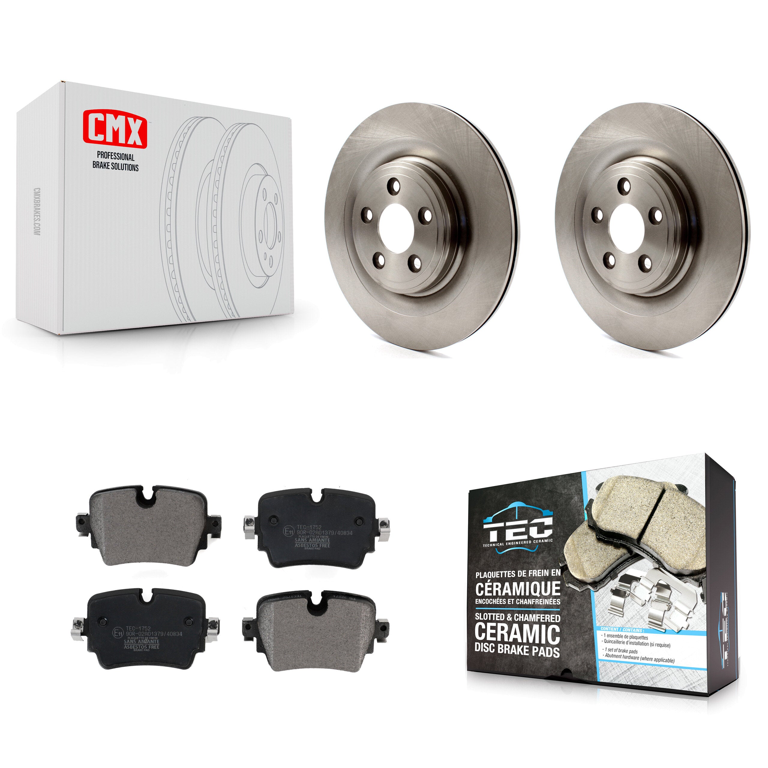 Transit Auto K8T-104450 Disc Brake Kit for 2016 Jaguar XJ - Rear product image