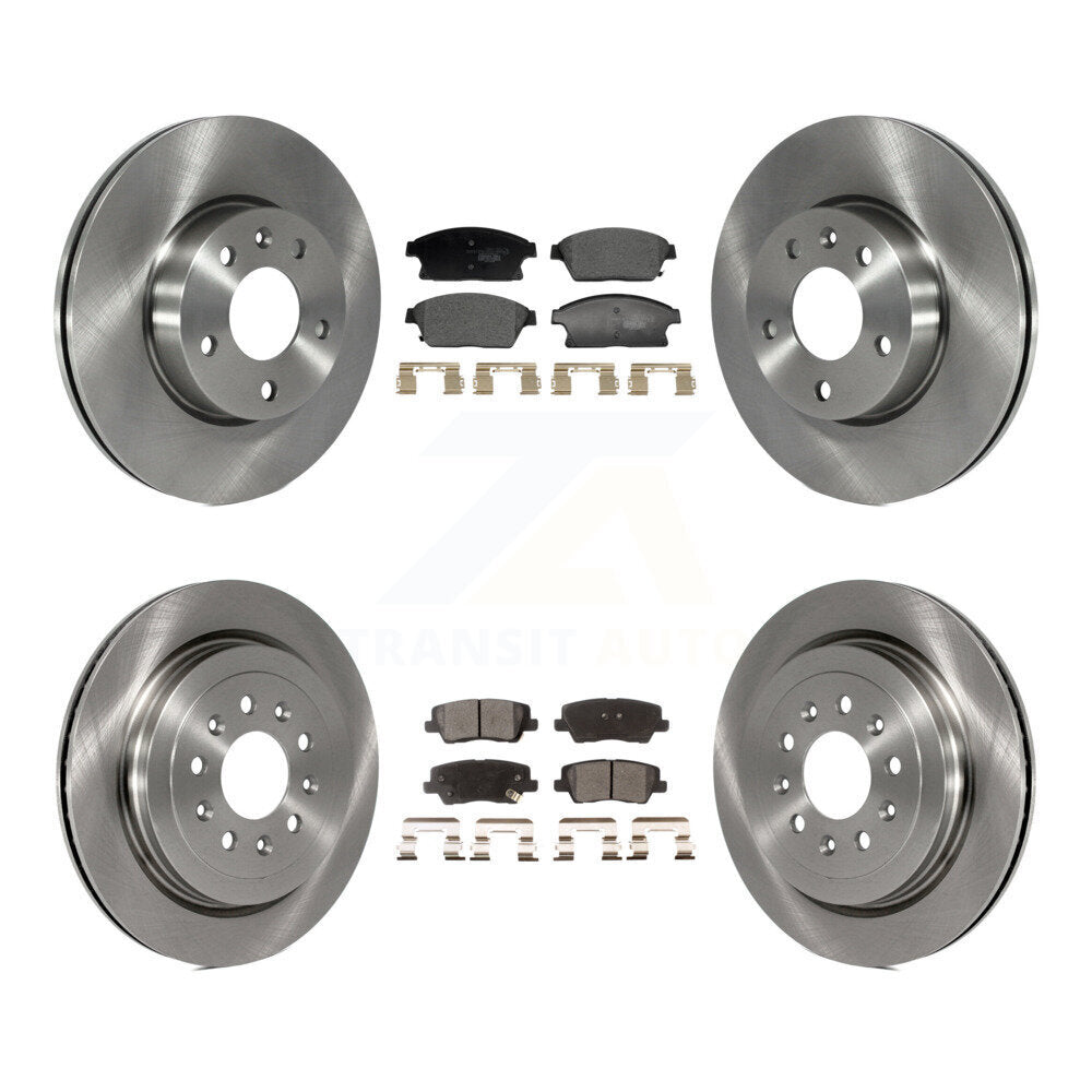 Transit Auto K8T-104454 Disc Brake Kit for 2013-2015 Cadillac ATS - Front and Rear product image