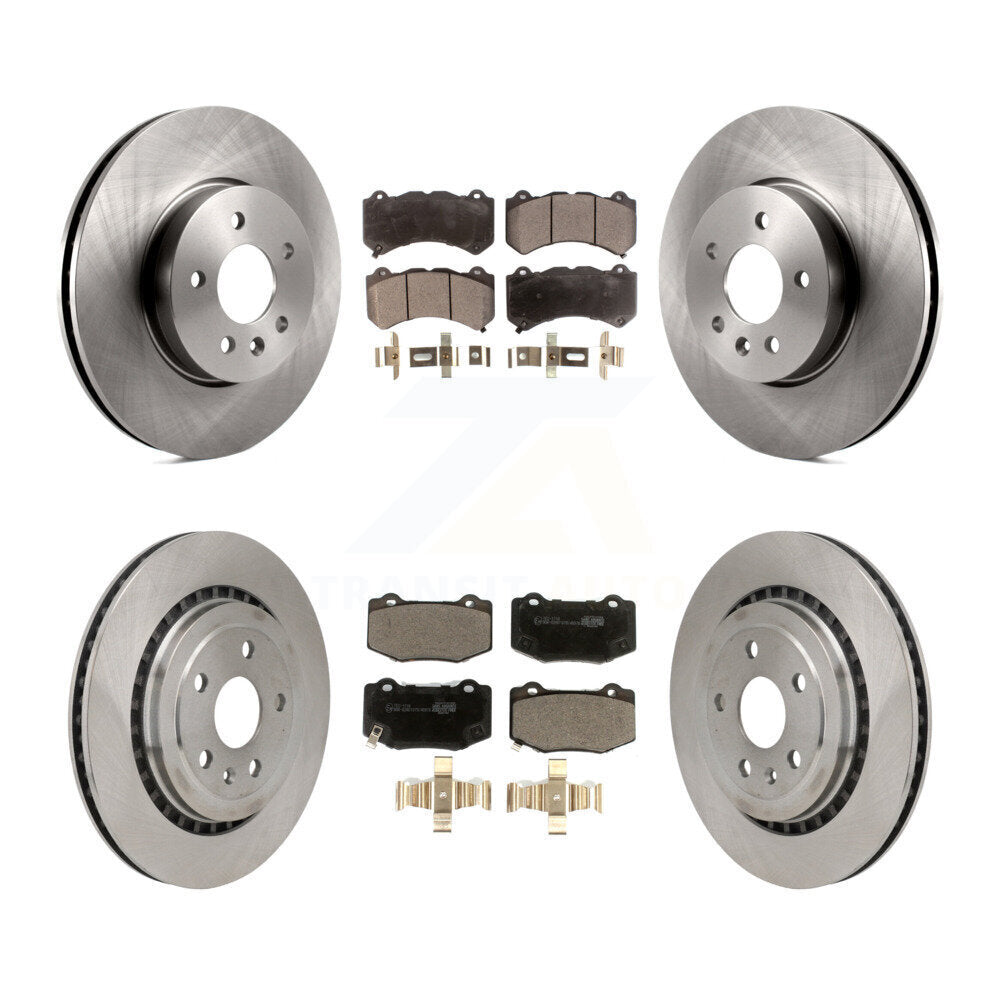 Transit Auto K8T-104455 Disc Brake Kit for 2017-2019 Cadillac ATS - Front and Rear product image