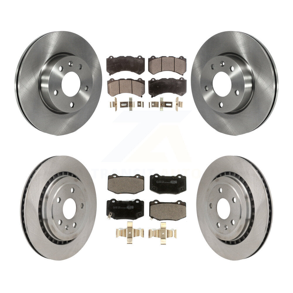 Transit Auto K8T-104456 Disc Brake Kit for 2017 Cadillac ATS - Front and Rear product image