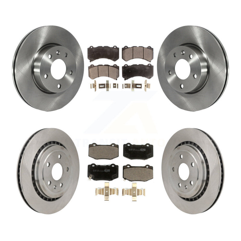 Transit Auto K8T-104456 Disc Brake Kit for 2017 Cadillac ATS - Front and Rear product image