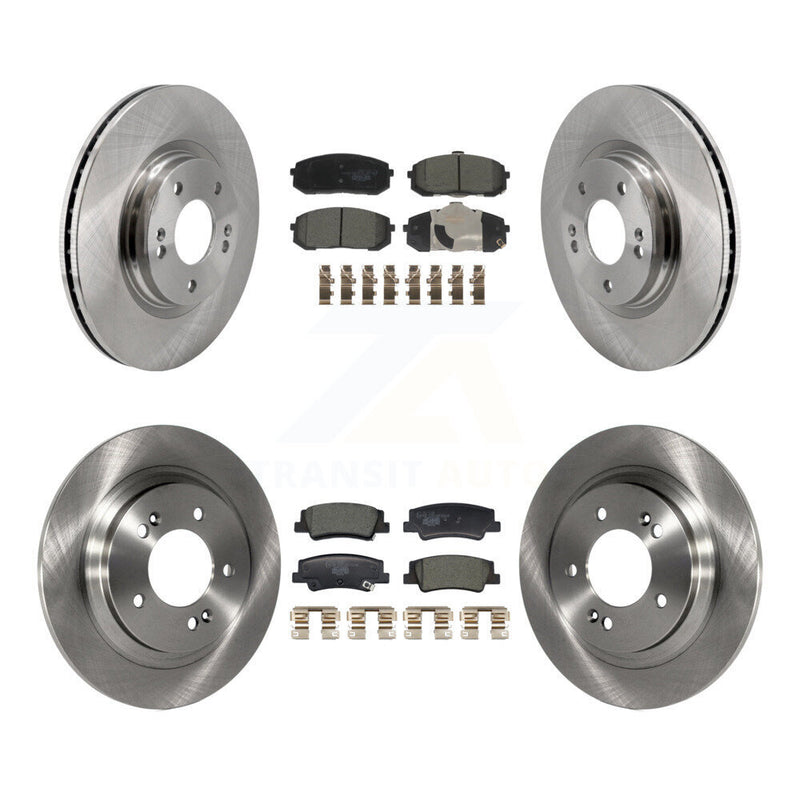 Transit Auto K8T-104459 Disc Brake Kit for 2020-2025 Hyundai Sonata, Kia Niro EV, Kia K5 - Front and Rear product image
