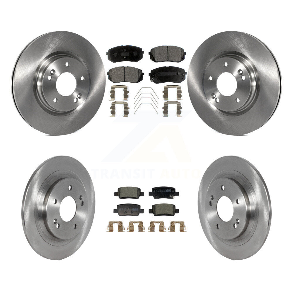 Transit Auto K8T-104471 Disc Brake Kit for 2021-2024 Kia Seltos - Front and Rear product image