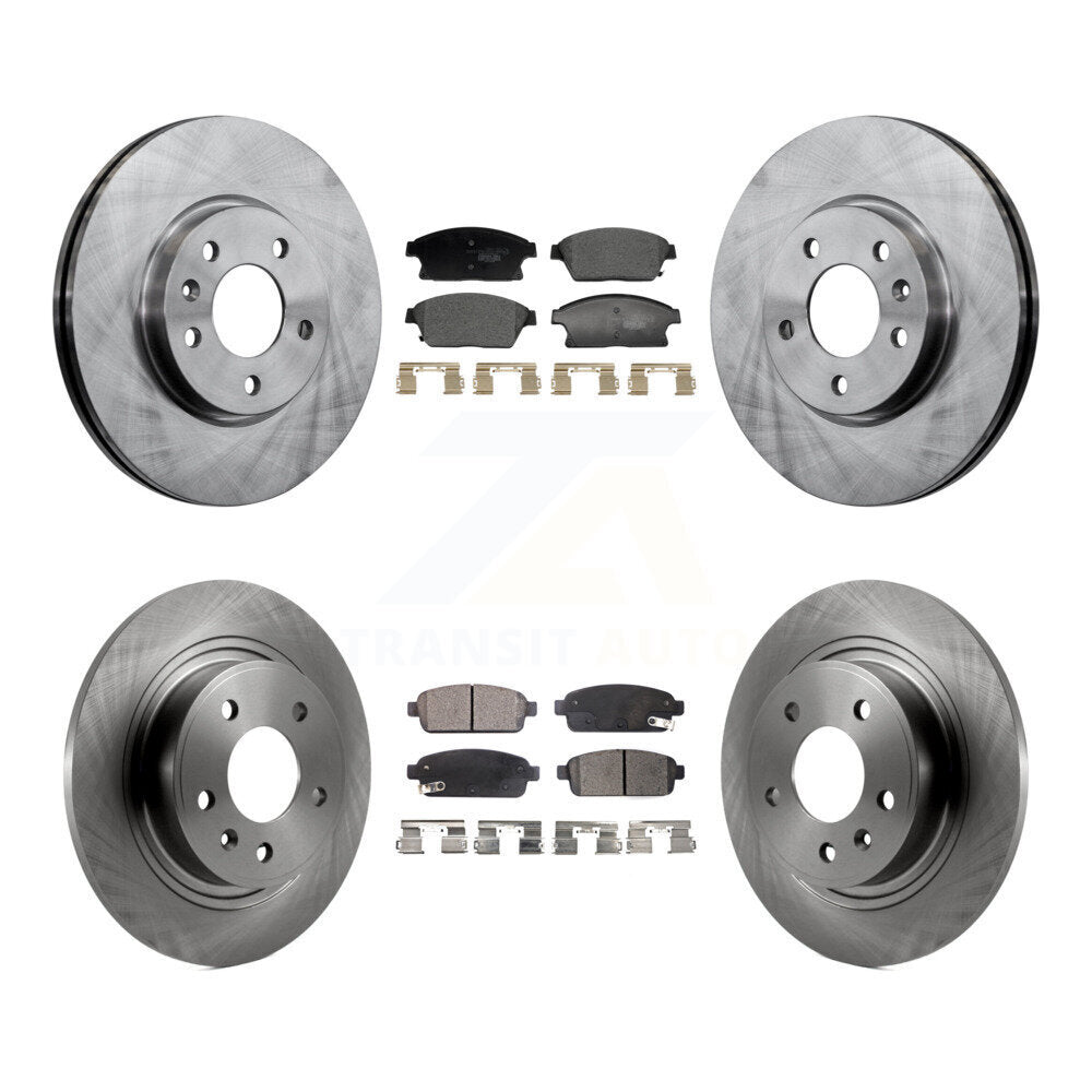Transit Auto K8T-104474 Disc Brake Kit for 2011-2017 Chevrolet Cruze, Buick Verano, Chevrolet Orlando & more - Front and Rear product image