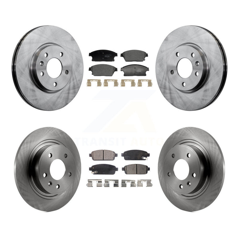 Transit Auto K8T-104474 Disc Brake Kit for 2011-2017 Chevrolet Cruze, Buick Verano, Chevrolet Orlando & more - Front and Rear product image