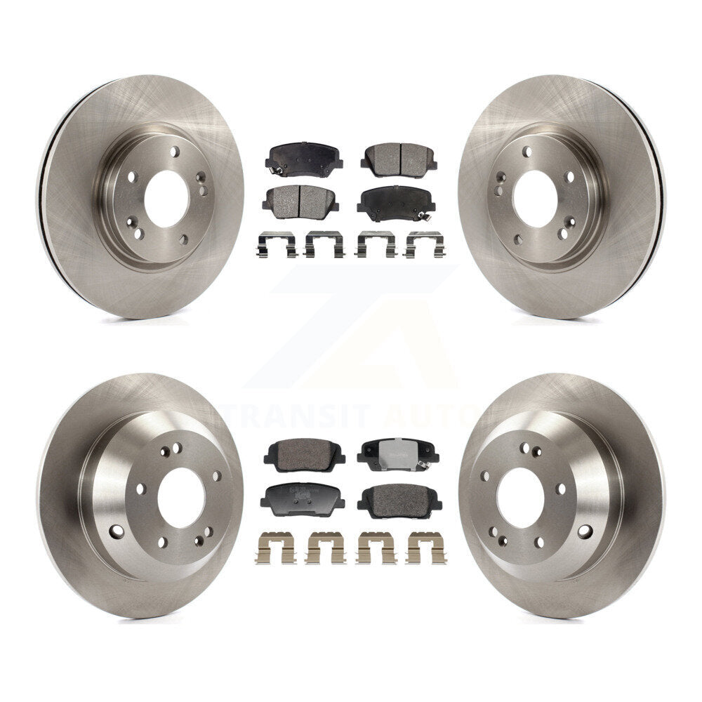 Transit Auto K8T-104475 Disc Brake Kit for 2010-2013 Kia Sorento, Hyundai Santa Fe - Front and Rear product image