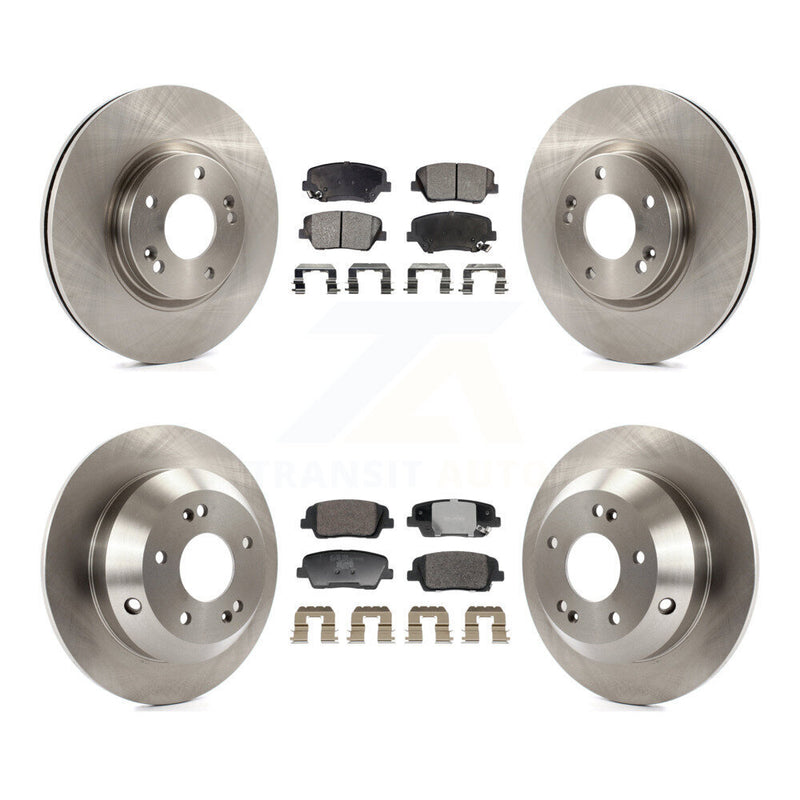 Transit Auto K8T-104475 Disc Brake Kit for 2010-2013 Kia Sorento, Hyundai Santa Fe - Front and Rear product image