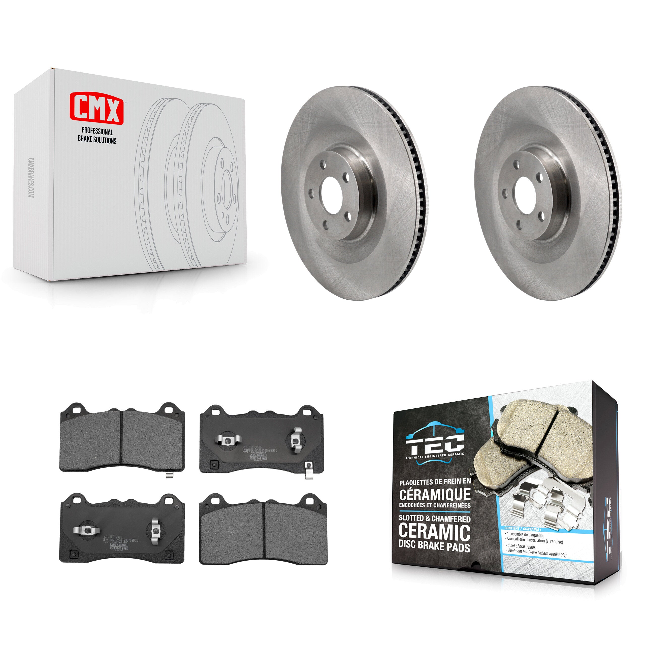 Transit Auto K8T-104486 Disc Brake Kit for 2021-2023 Ford Mustang Mach-E - Front product image