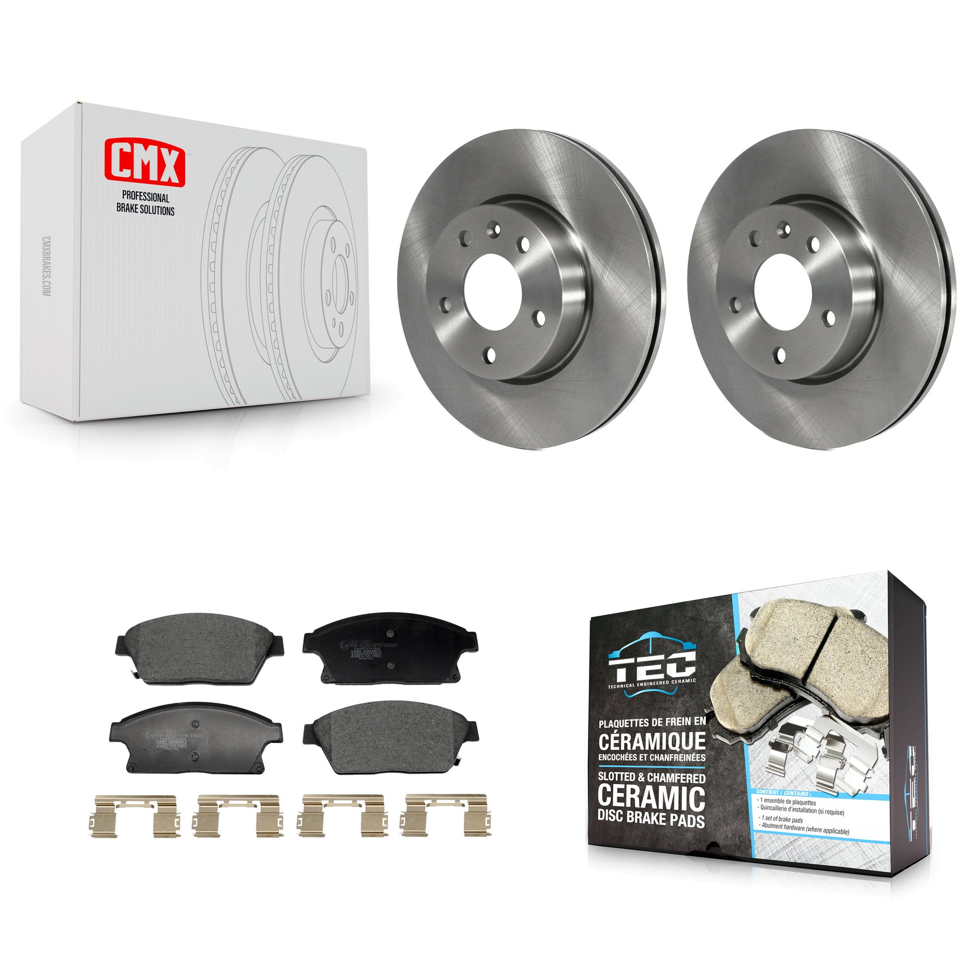 Transit Auto K8T-104487 Disc Brake Kit for 2013-2018 Cadillac ATS - Front product image