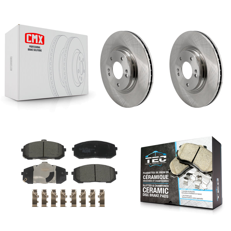 Transit Auto K8T-104489 Disc Brake Kit for 2020-2025 Hyundai Elantra, Hyundai Sonata, Kia Niro EV & more - Front product image
