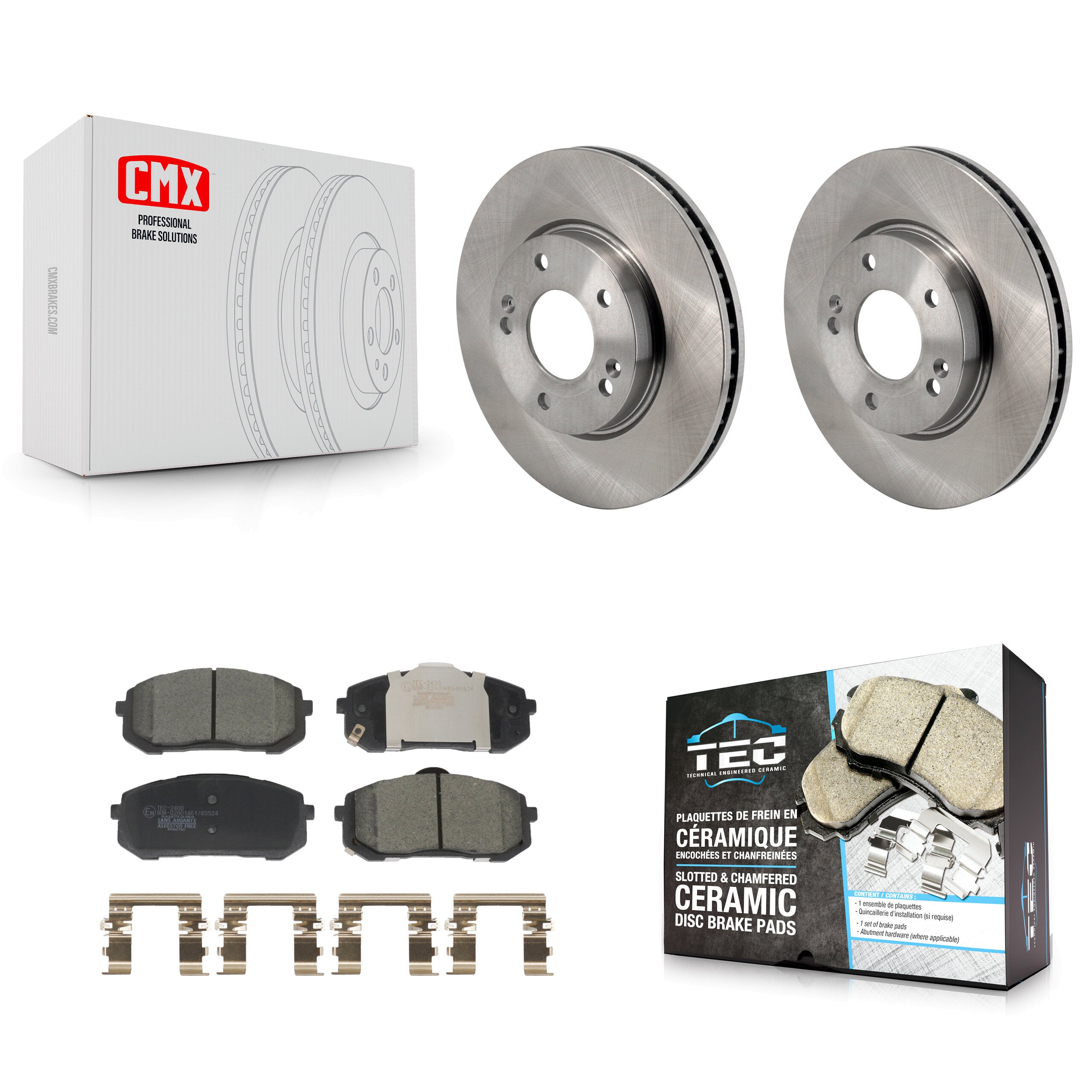 Transit Auto K8T-104490 Disc Brake Kit for 2021-2023 Hyundai Elantra - Front product image
