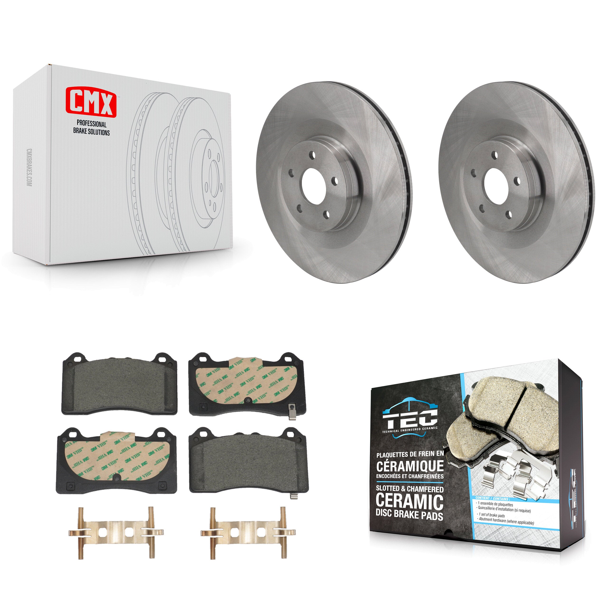 Transit Auto K8T-104496 Disc Brake Kit for 2016-2018 Ford Focus - Front product image