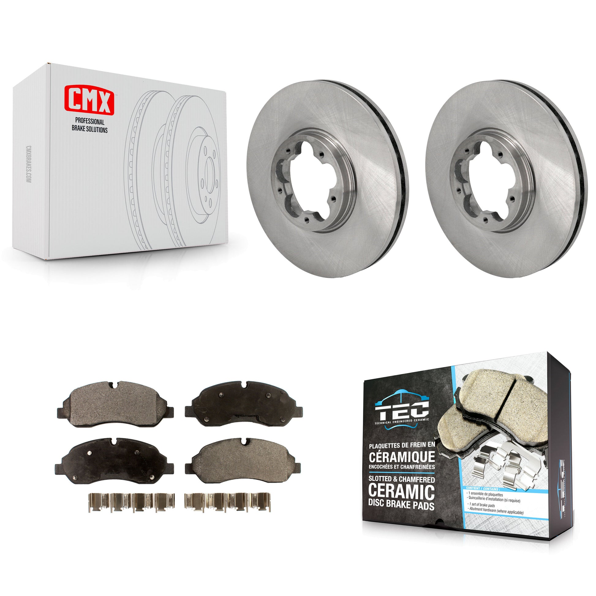 Transit Auto K8T-104499 Disc Brake Kit for 2015-2019 Ford Transit-150, Ford Transit-250, Ford Transit-350 - Front product image