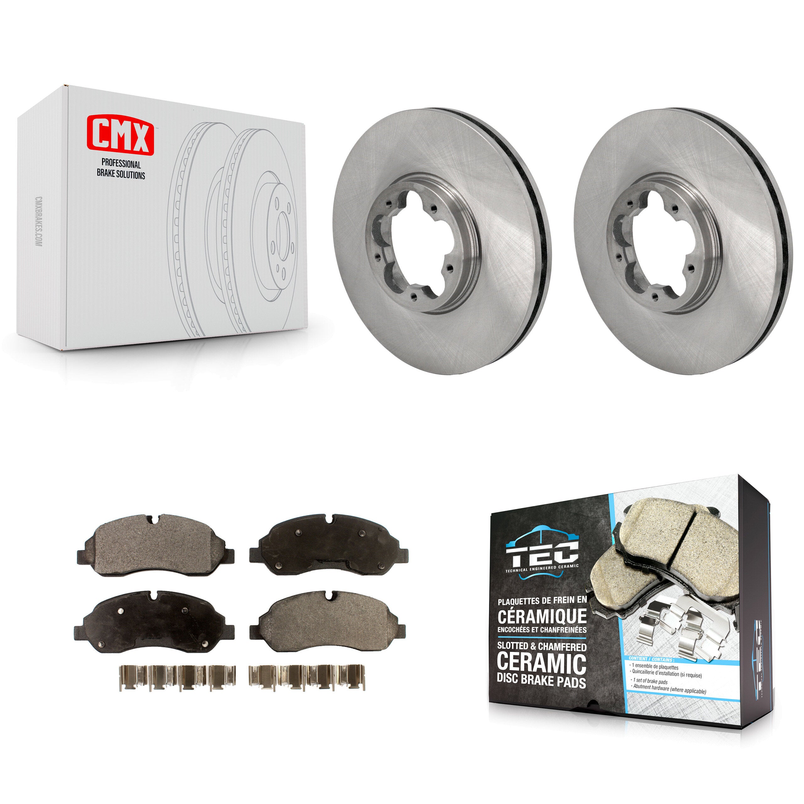 Transit Auto K8T-104499 Disc Brake Kit for 2015-2019 Ford Transit-150, Ford Transit-250, Ford Transit-350 - Front product image
