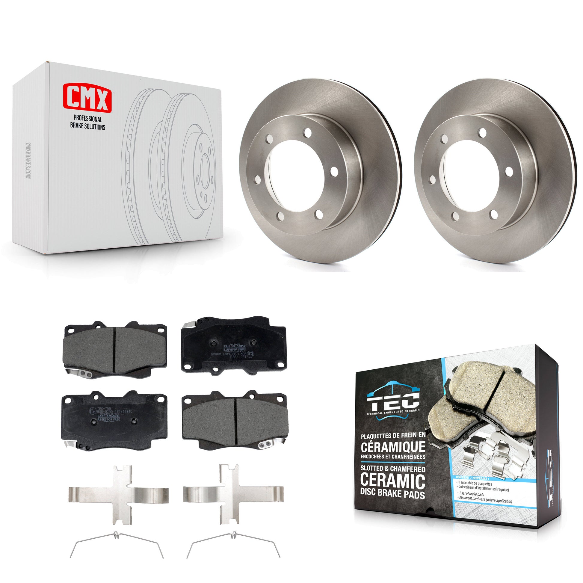 Transit Auto K8T-104501 Disc Brake Kit for 1999-2004 Toyota Tacoma - Front product image