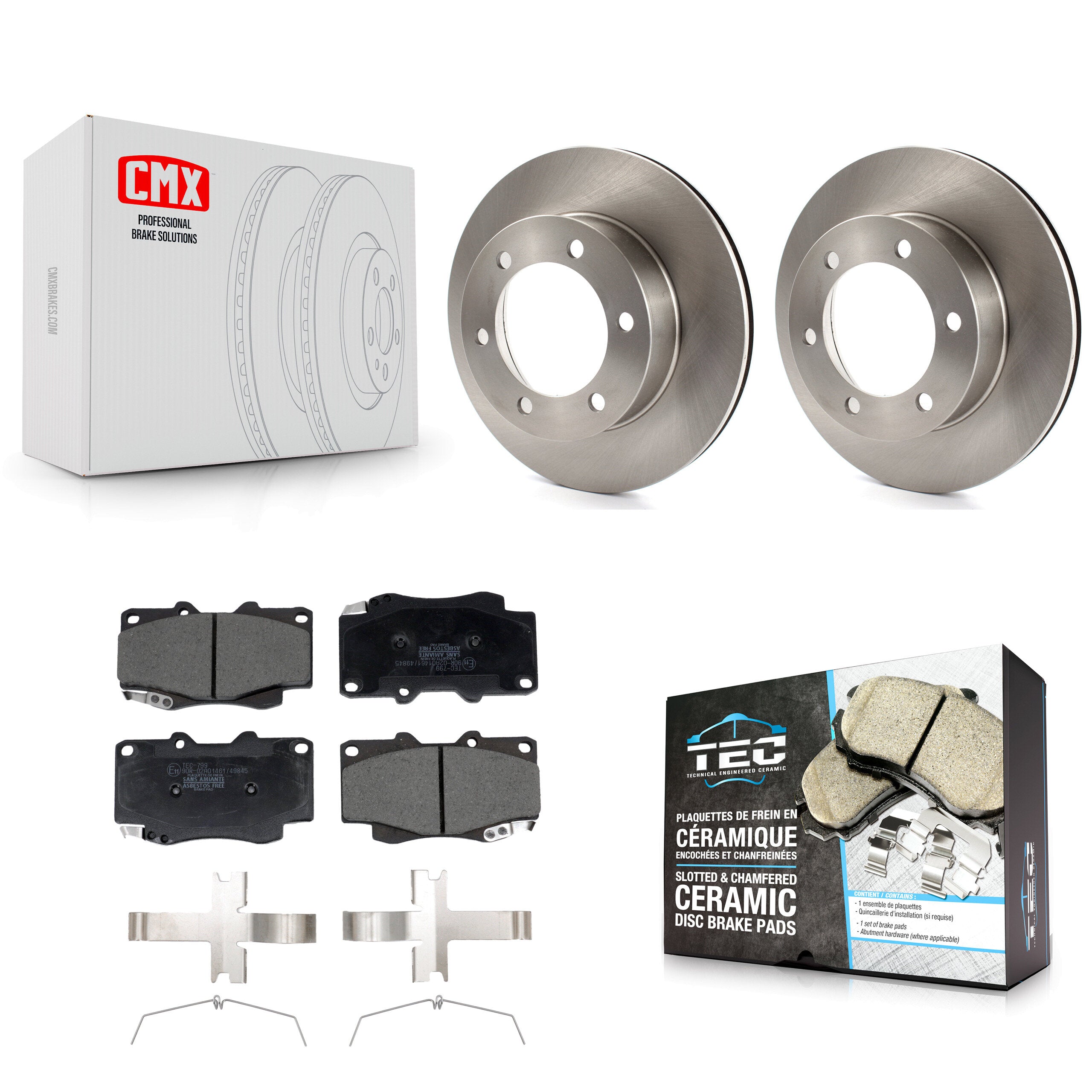 Transit Auto K8T-104501 Disc Brake Kit for 1999-2004 Toyota Tacoma - Front product image
