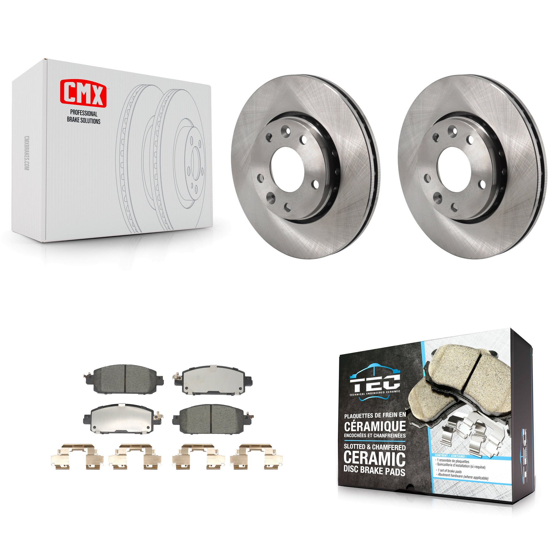 Transit Auto K8T-104506 Disc Brake Kit for 2020-2023 Nissan Kicks, Nissan Sentra - Front product image