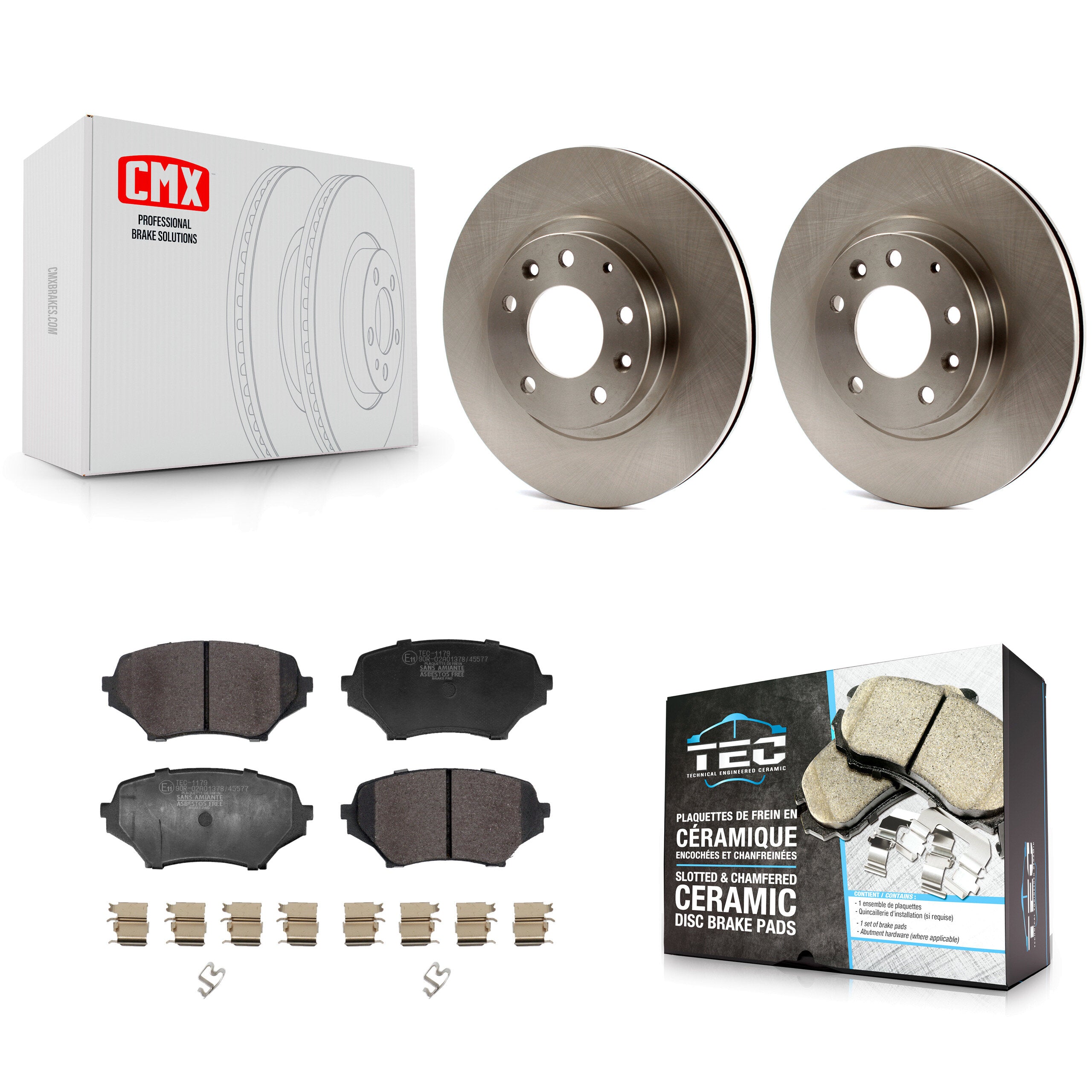 Transit Auto K8T-104514 Disc Brake Kit for 2006-2015 Mazda MX-5 Miata - Front product image