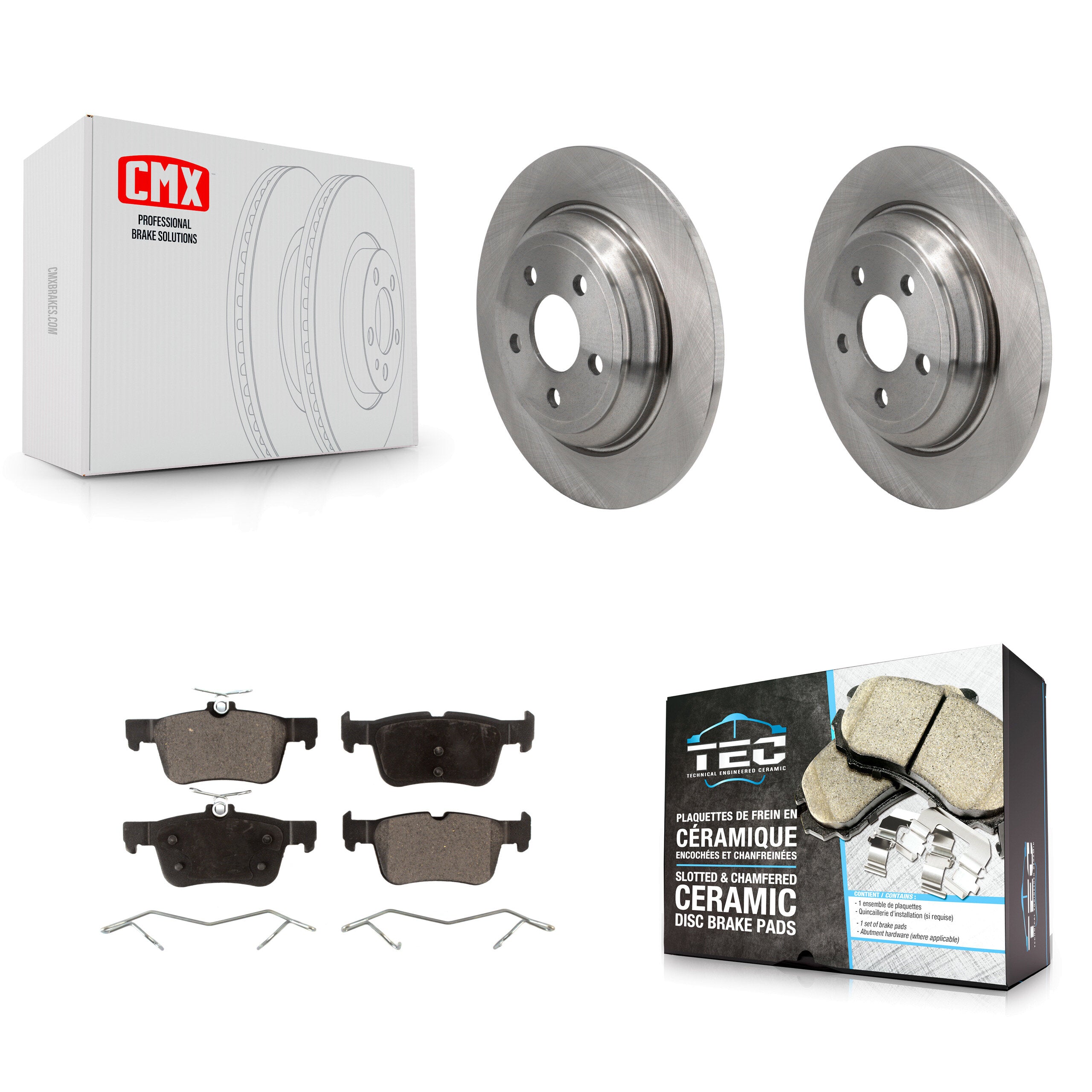 Transit Auto K8T-104518 Disc Brake Kit for 2022-2023 Ford Maverick - Rear product image