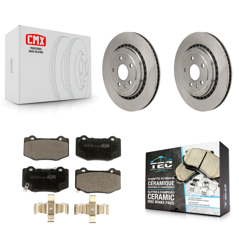 Transit Auto K8T-104521 Disc Brake Kit for 2016-2021 Chevrolet Camaro, Cadillac ATS - Rear product image